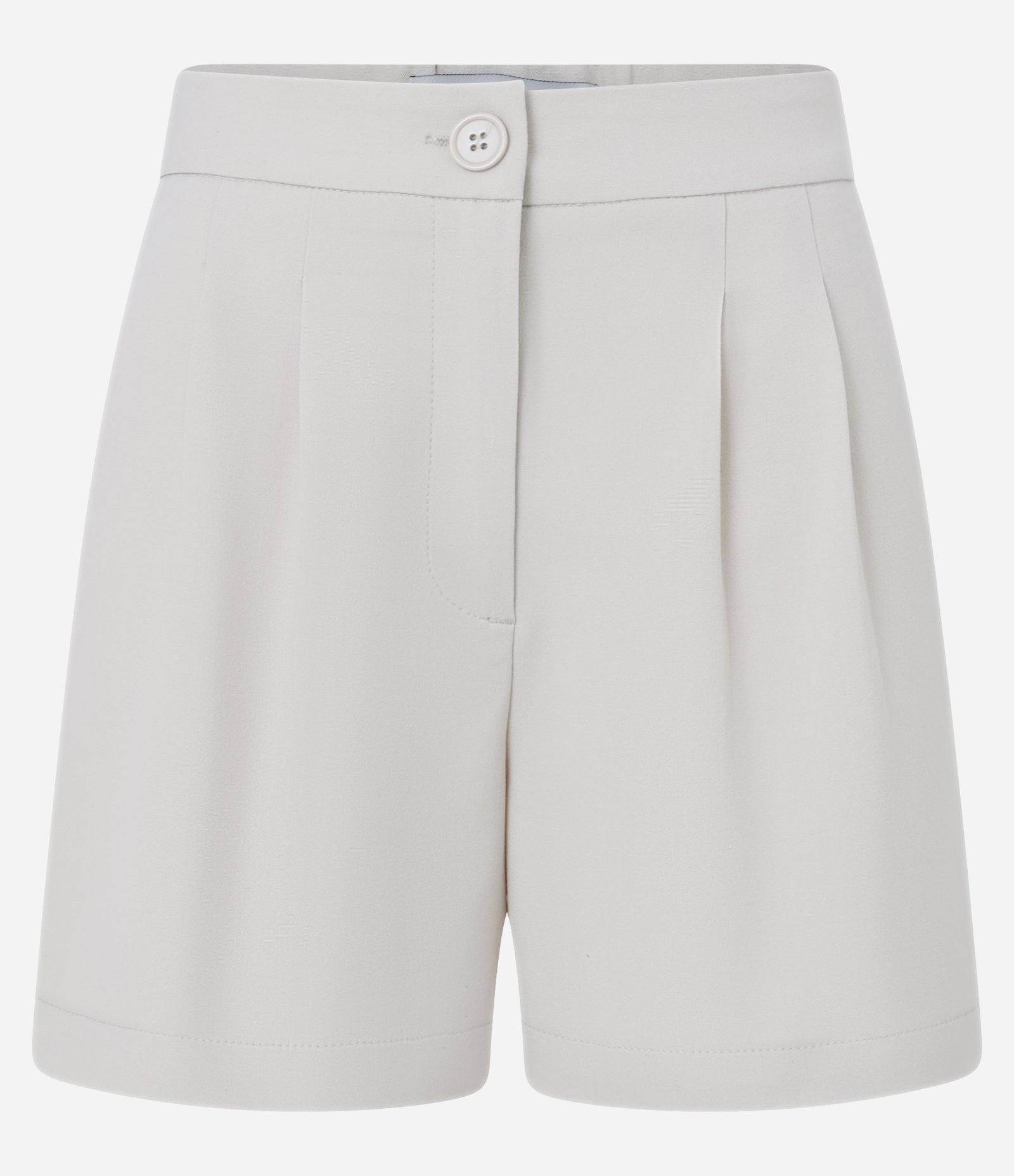 Short Alfaiatado com Pregas e Bolsos Bege Claro 5