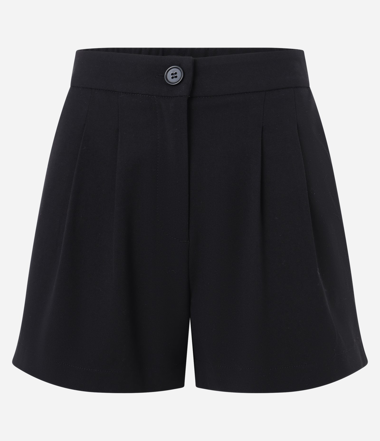 Short Alfaiatado com Pregas e Bolsos Preto 5