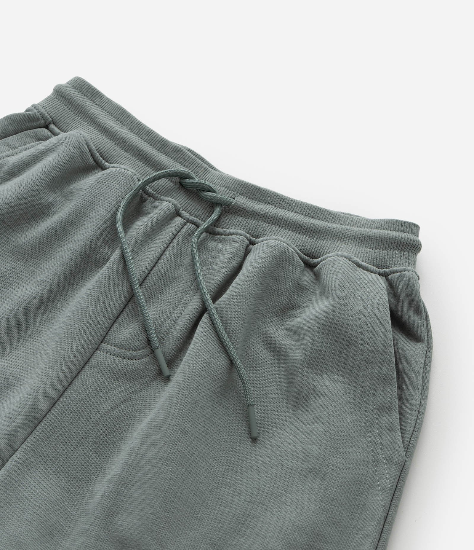 Bermuda Infantil em Moletom com Bolsos - Tam 5 a 14 Anos Verde 5