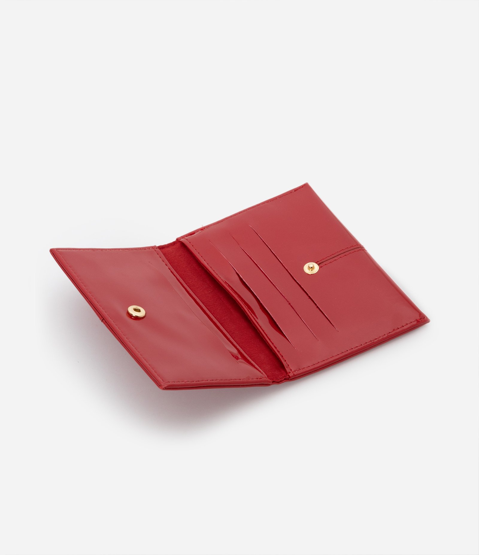 Carteira Envelope Pequena Envernizada Vermelho 5