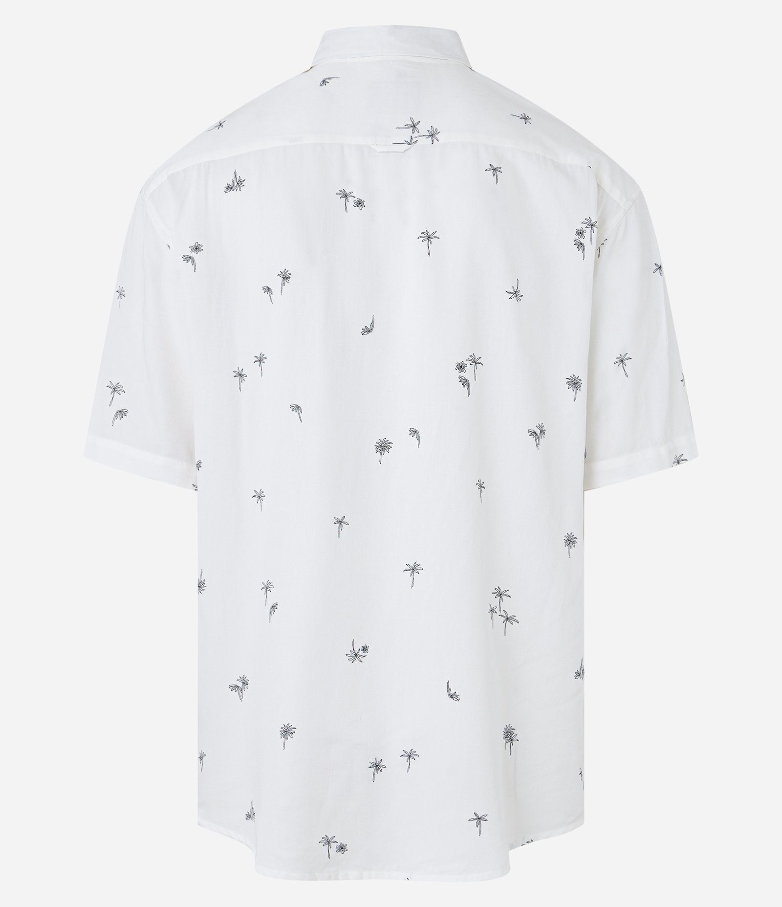 Camisa Relaxed em Viscose com Estampa de Mini Coqueiros Off White 7