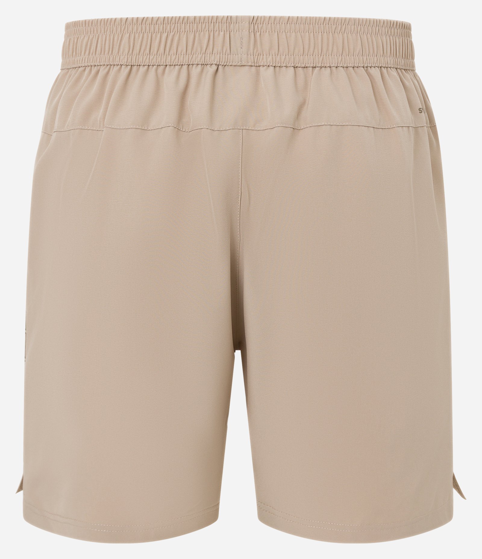 Bermuda Esportiva com Cordão Interno e Lettering Refletivo Bege Creme 7