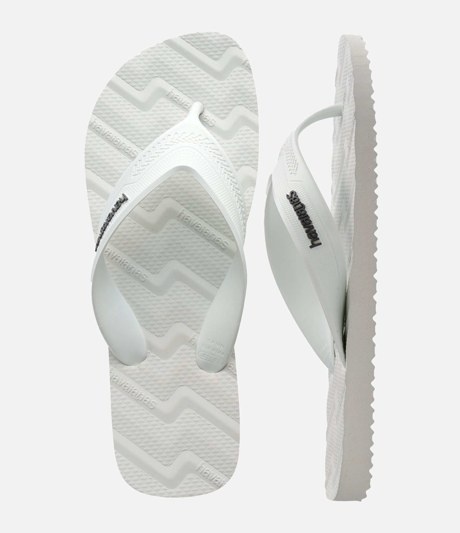 Chinelo Havaianas com Tira Larga e Estampa Waves Branco 5