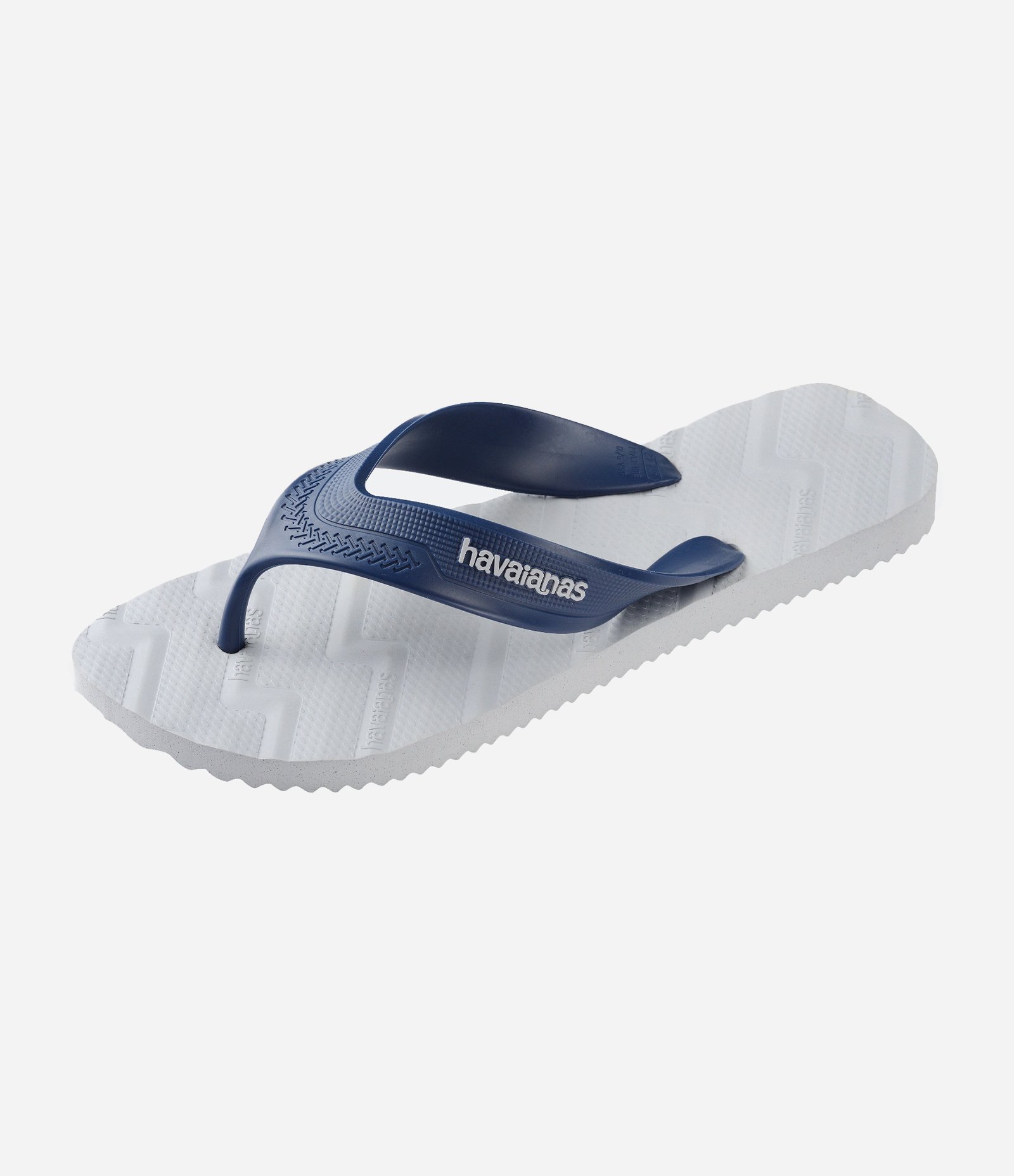 Chinelo Havaianas com Tira Larga e Estampa Waves Azul/ Branco 6