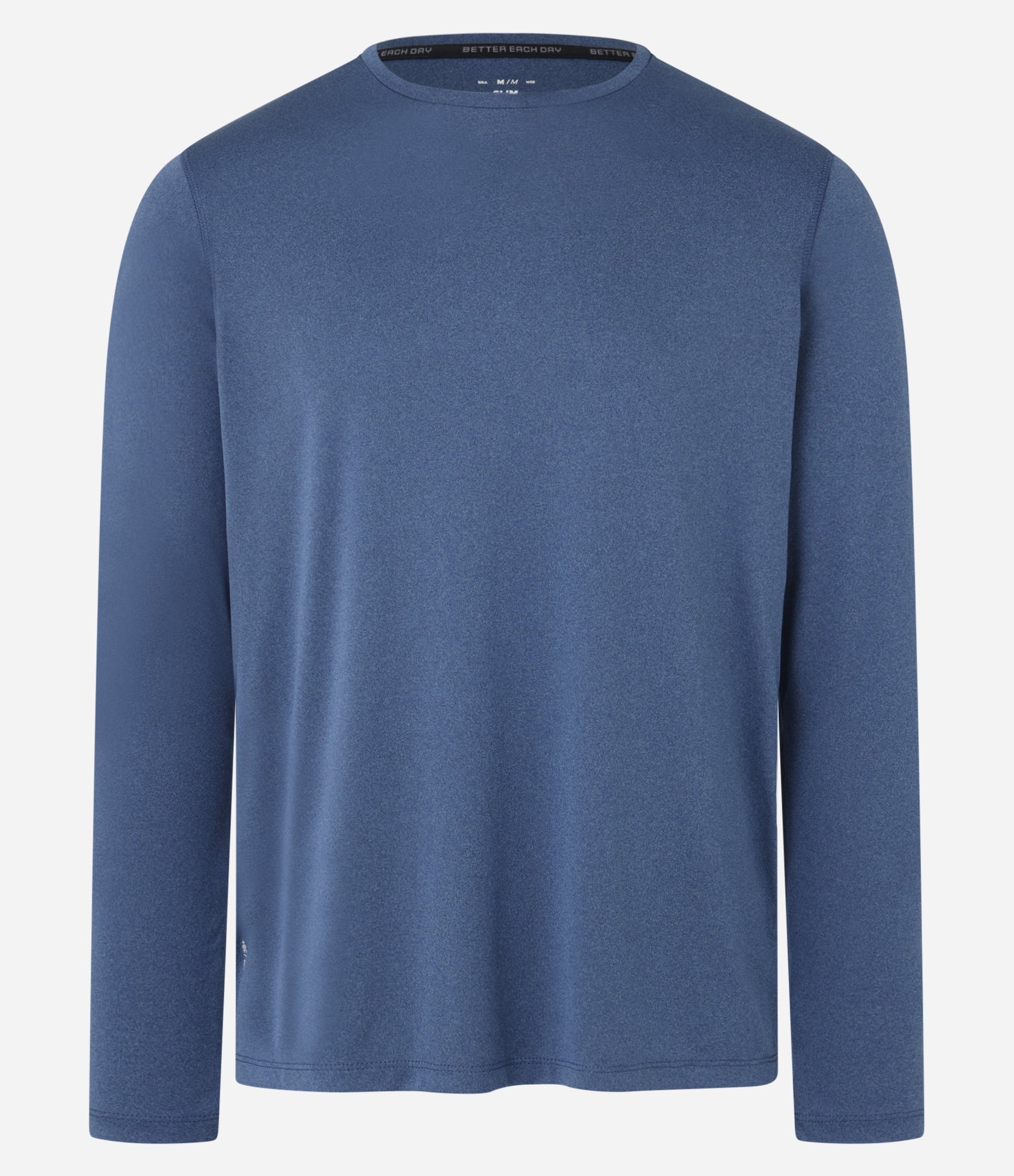 Camiseta Comfort Esportiva com Tecnologia Dry e Proteção UV Azul 6