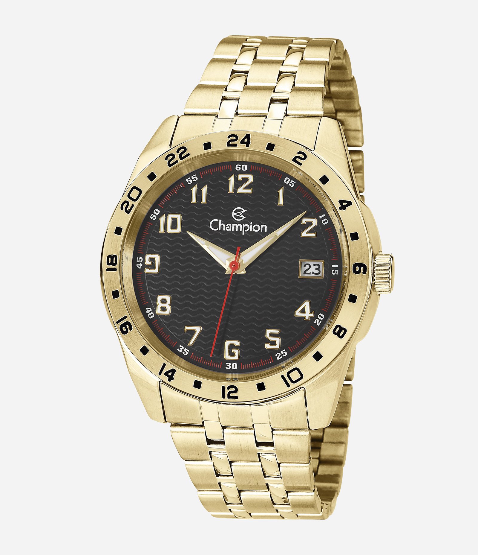 Relógio Metal Champion Masculino Analógico Dourado 1