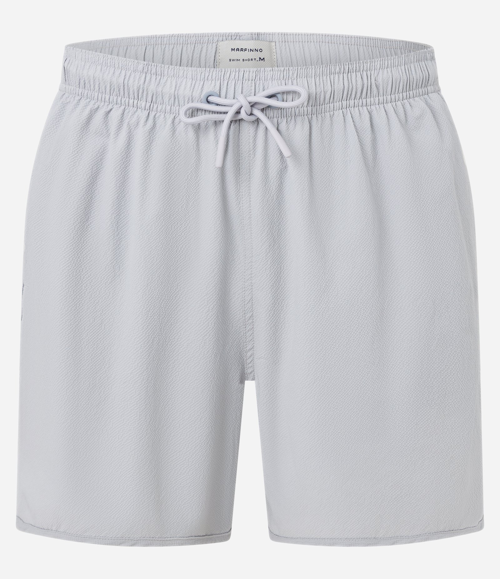 Bermuda Running em Microfibra com Textura Creponada Cinza 1