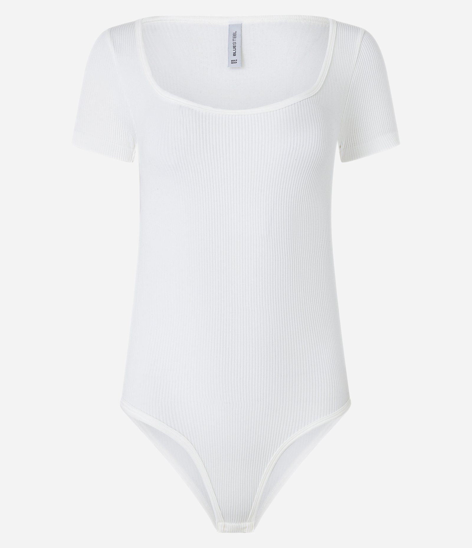 Body em Poliamida Texturizada e com Decote Quadrado 6