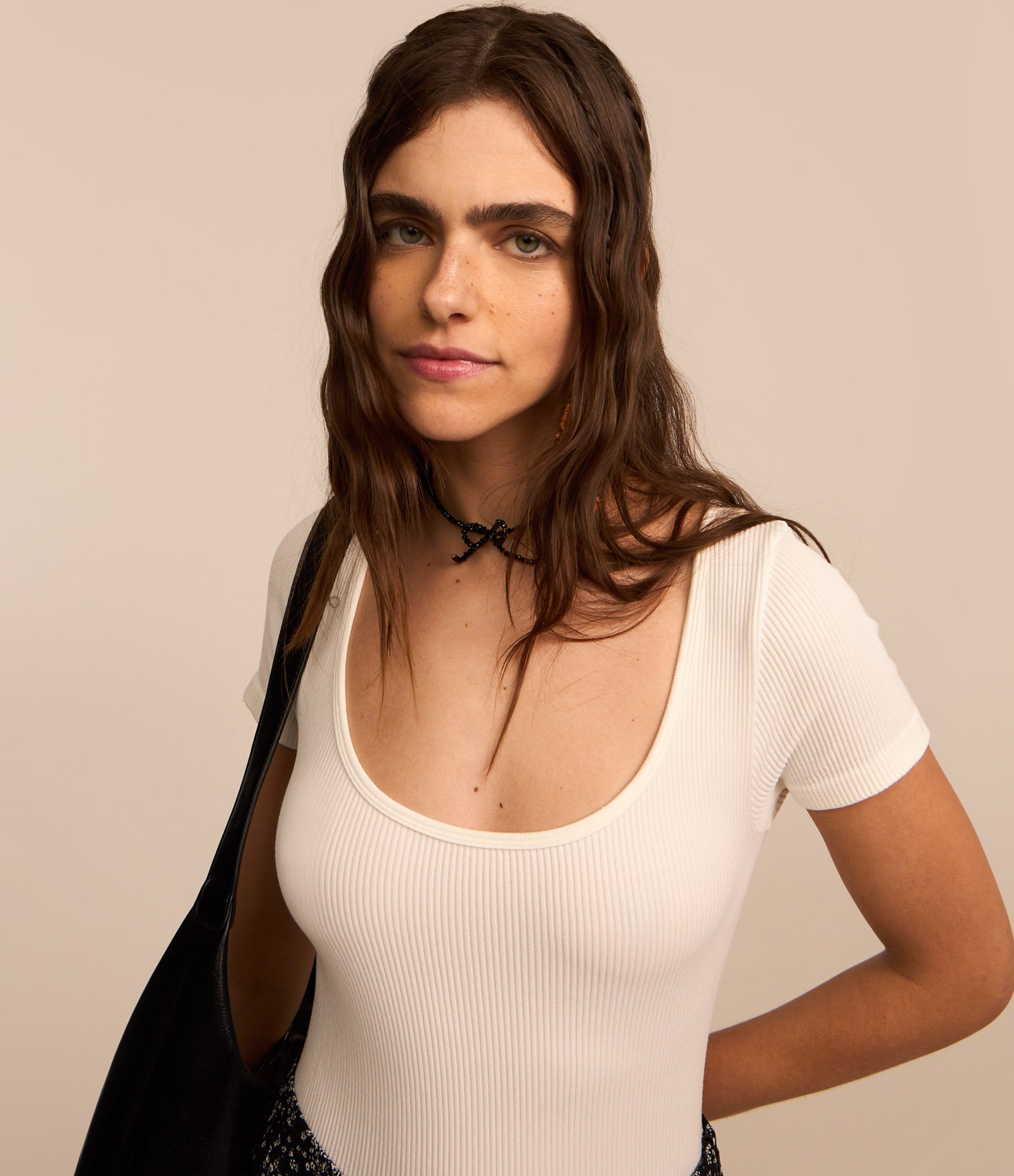 Body em Poliamida Texturizada e com Decote Quadrado 5