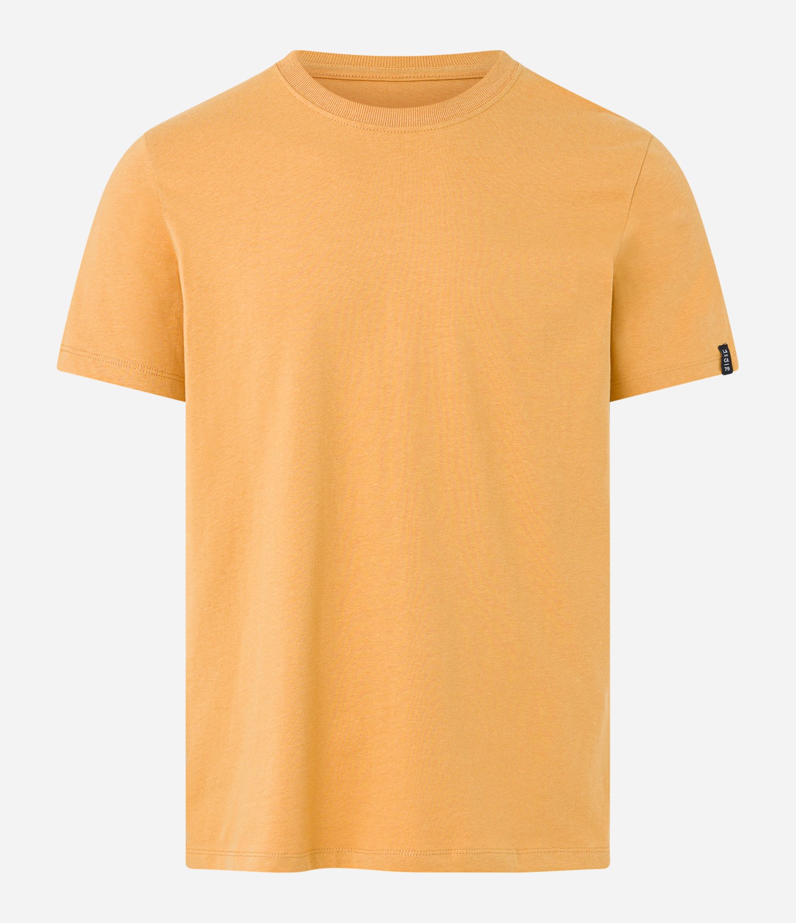Camiseta Comfort Básica em Malhão com Etiqueta na Manga 4