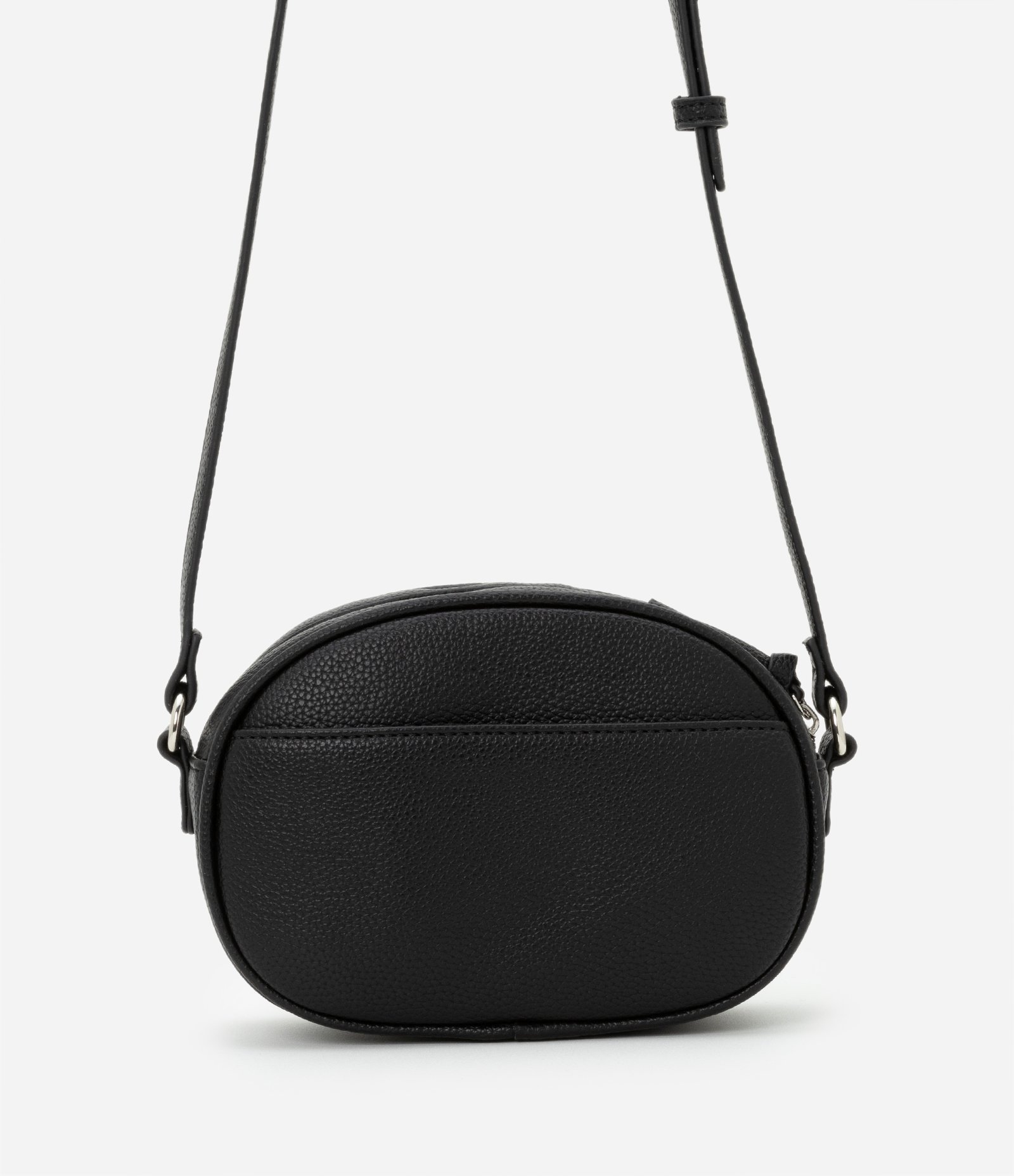 Bolsa Camera Bag Pequena com Bolso Frontal Preto 4