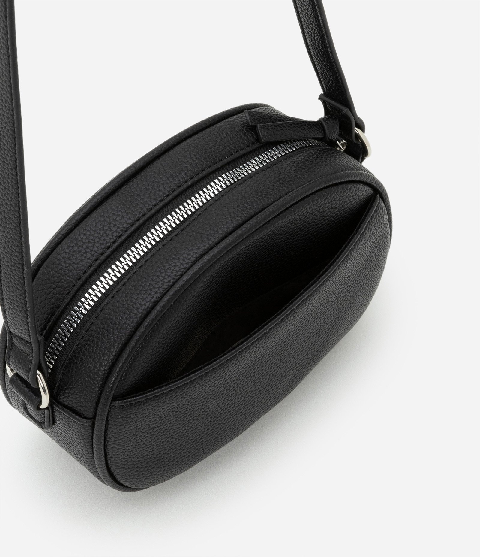 Bolsa Camera Bag Pequena com Bolso Frontal Preto 5