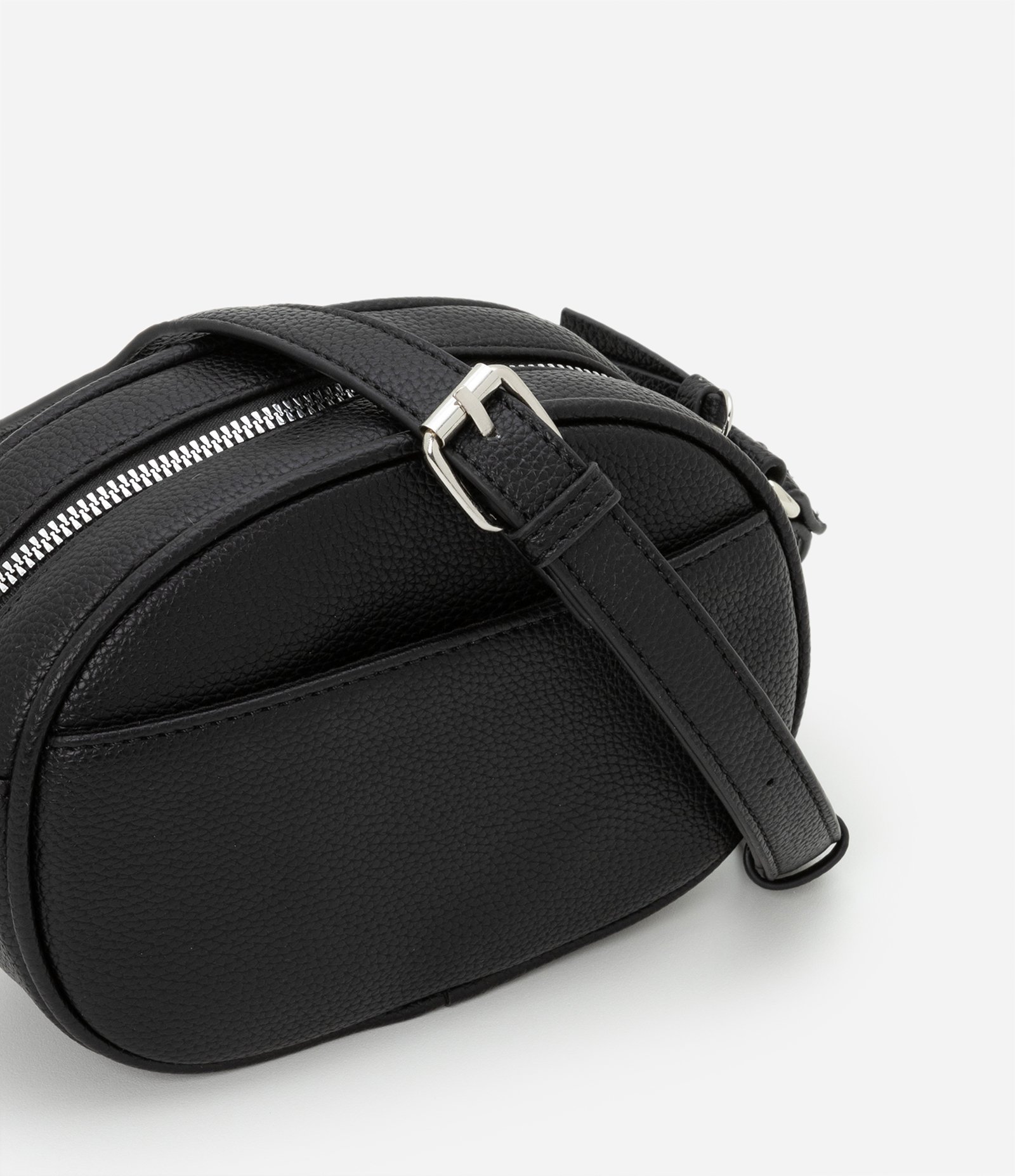 Bolsa Camera Bag Pequena com Bolso Frontal Preto 7