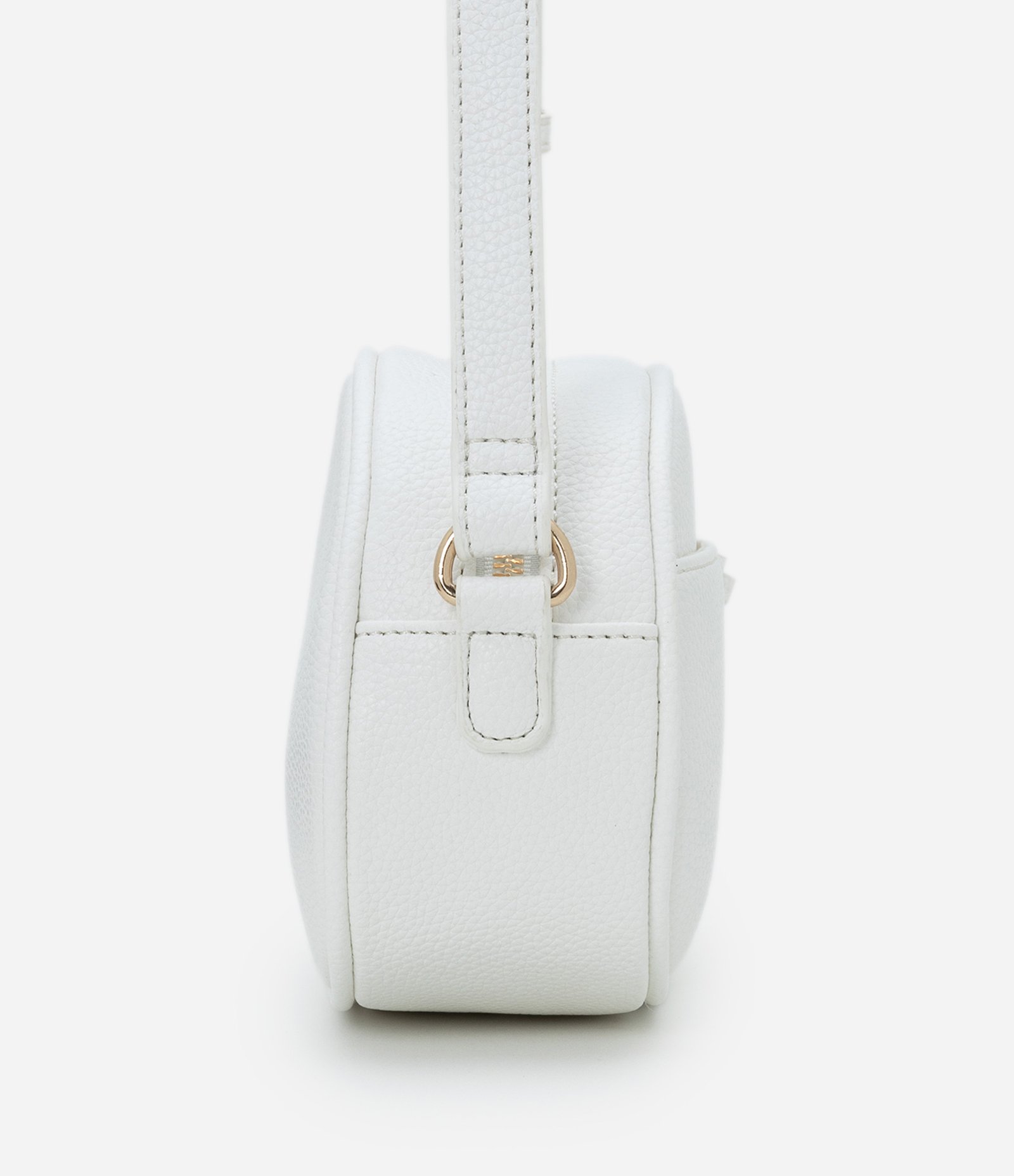 Bolsa Camera Bag Pequena com Bolso Frontal Off White 2