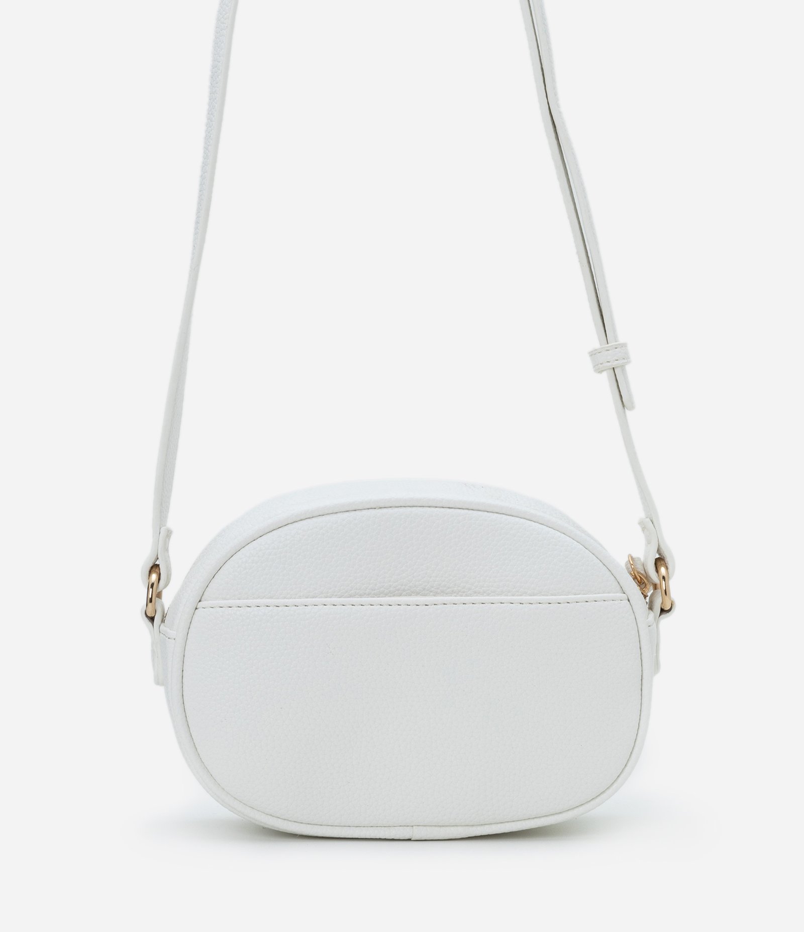 Bolsa Camera Bag Pequena com Bolso Frontal Off White 3