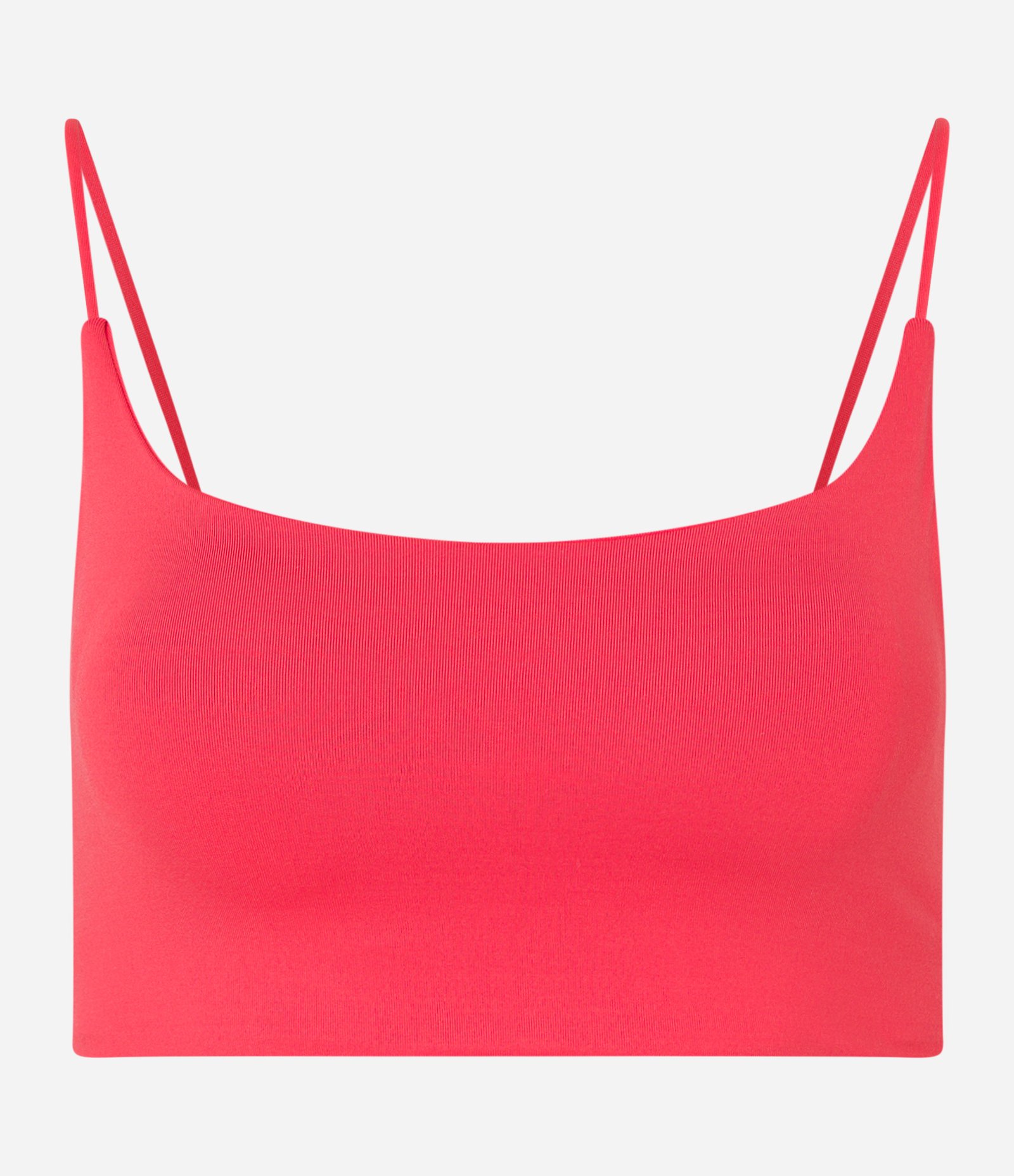 Top Esportivo em Poliamida com Alças Finas Vermelho 5
