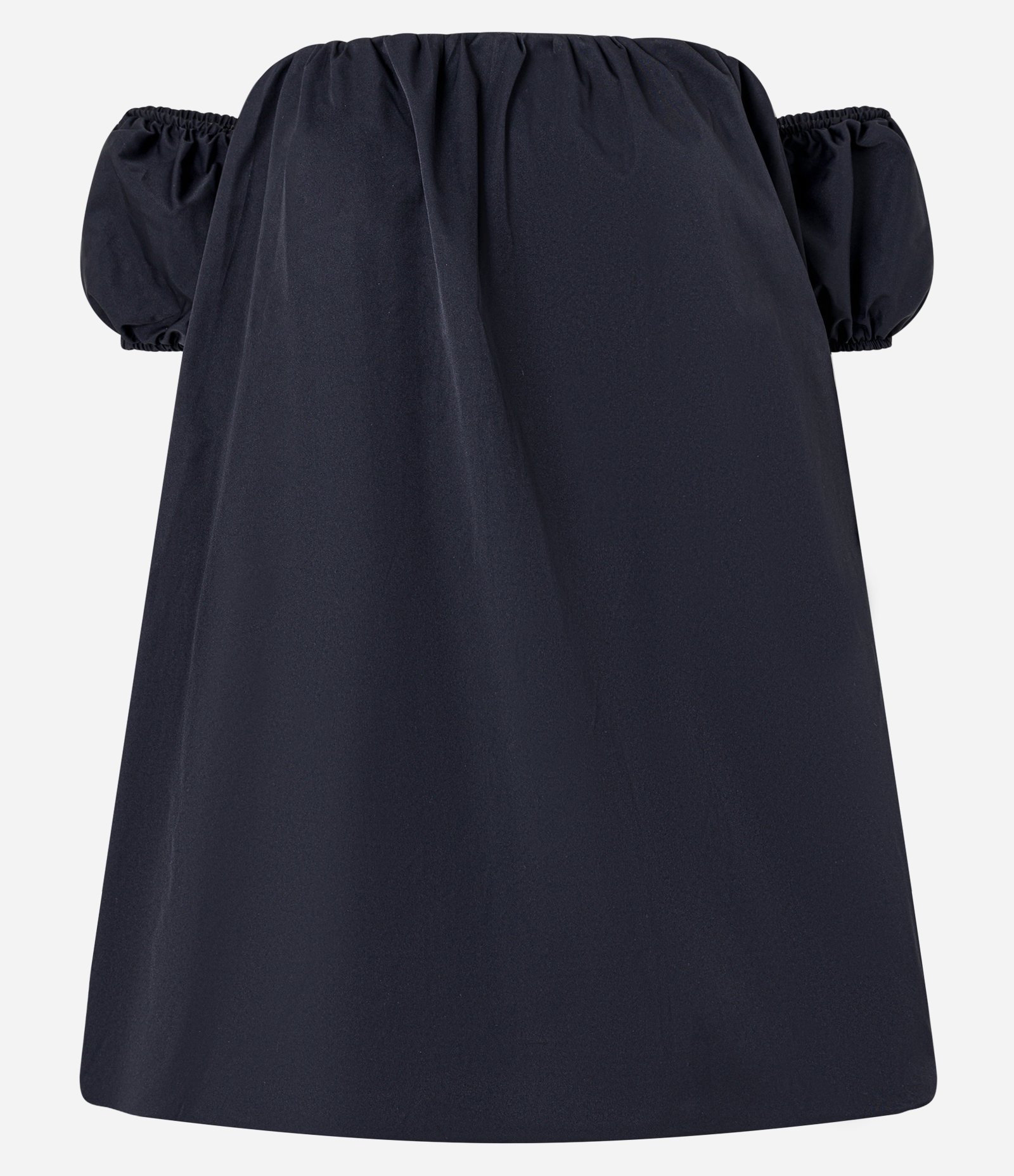 Vestido Curto Balonê Ombro a Ombro Preto 6