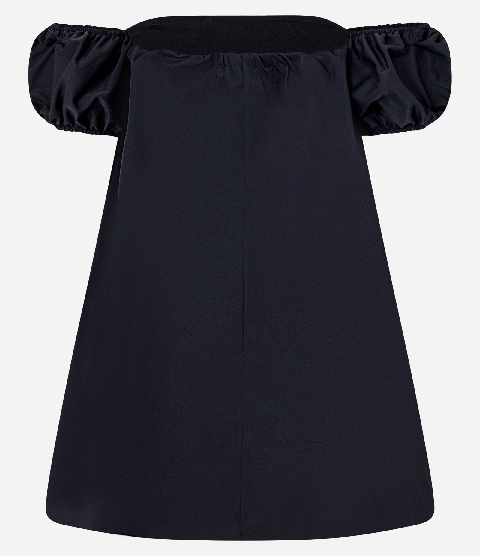 Vestido Curto Balonê Ombro a Ombro Preto 7