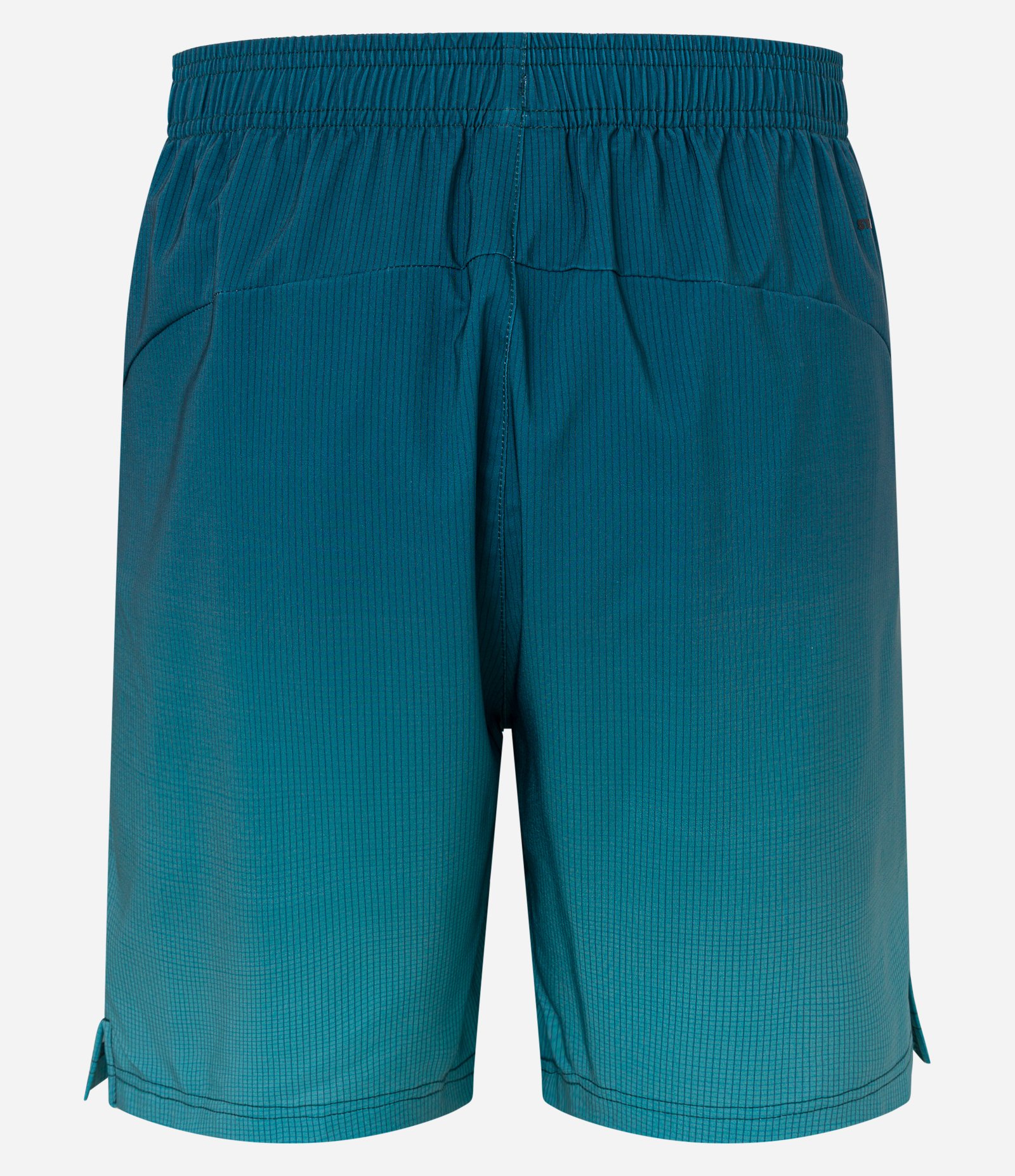 Bermuda Esportiva com Xadrez e Degrade na Barra Verde 9