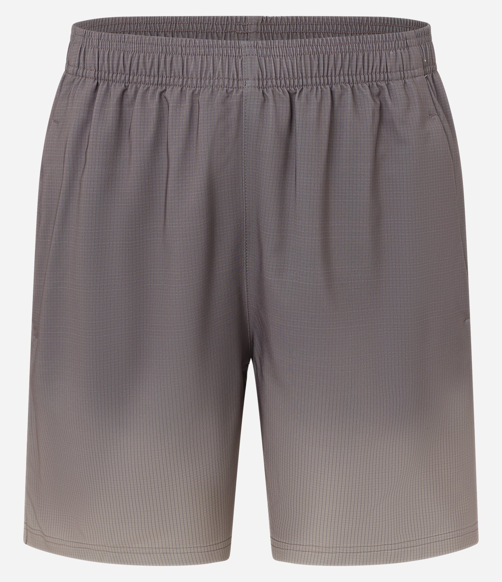 Bermuda Esportiva com Xadrez e Degrade na Barra Cinza 5