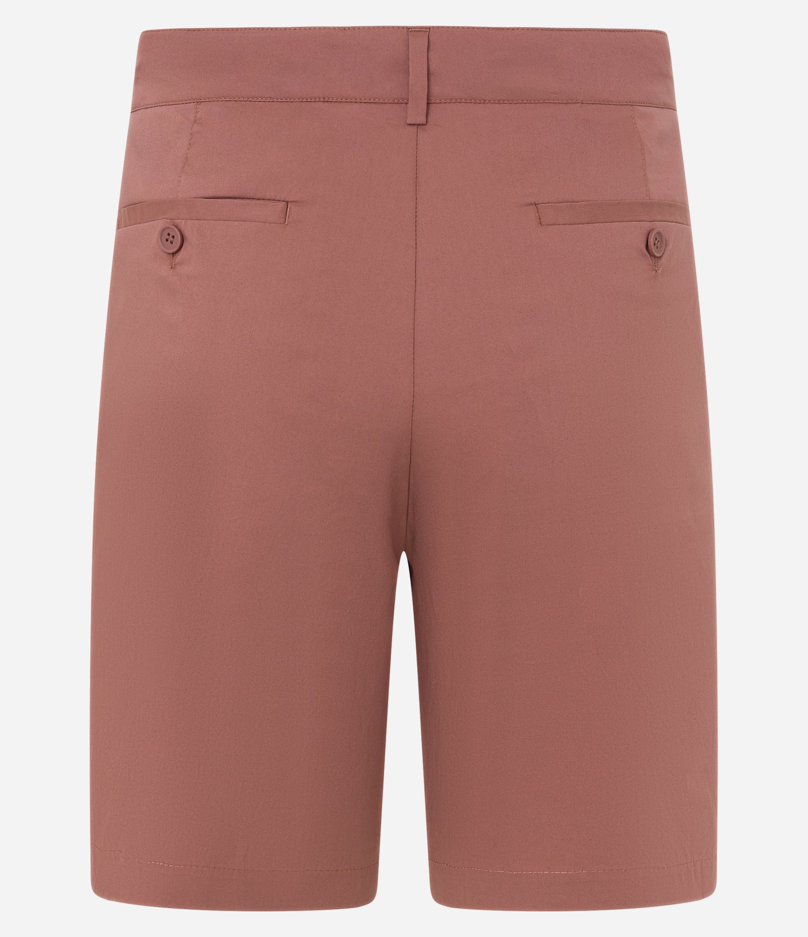 Bermuda Alfaiatada em Algodão com Passantes no Cós e Pregas Marrom 6