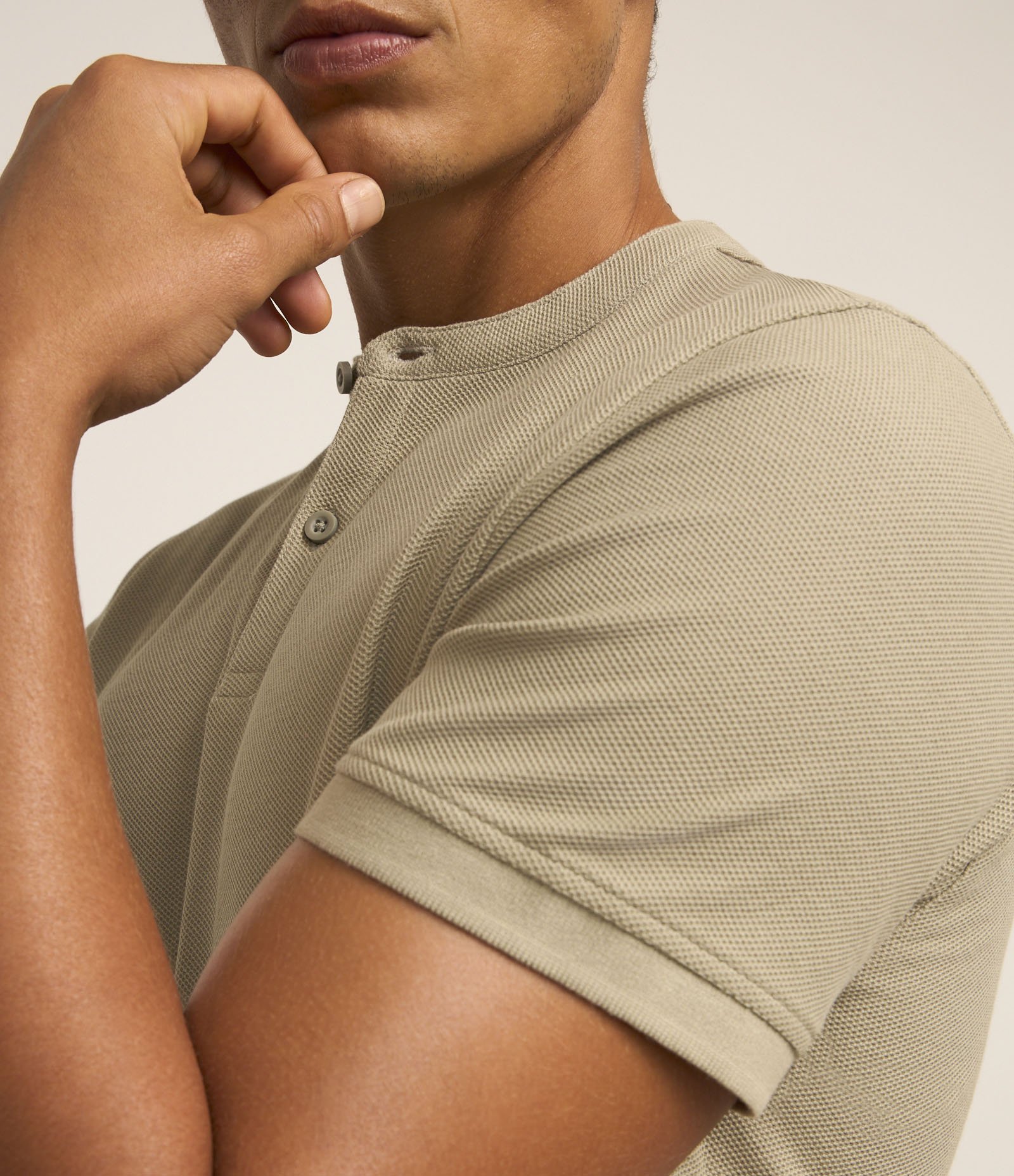Camisa Polo Slim em Piquet Texturizado 4