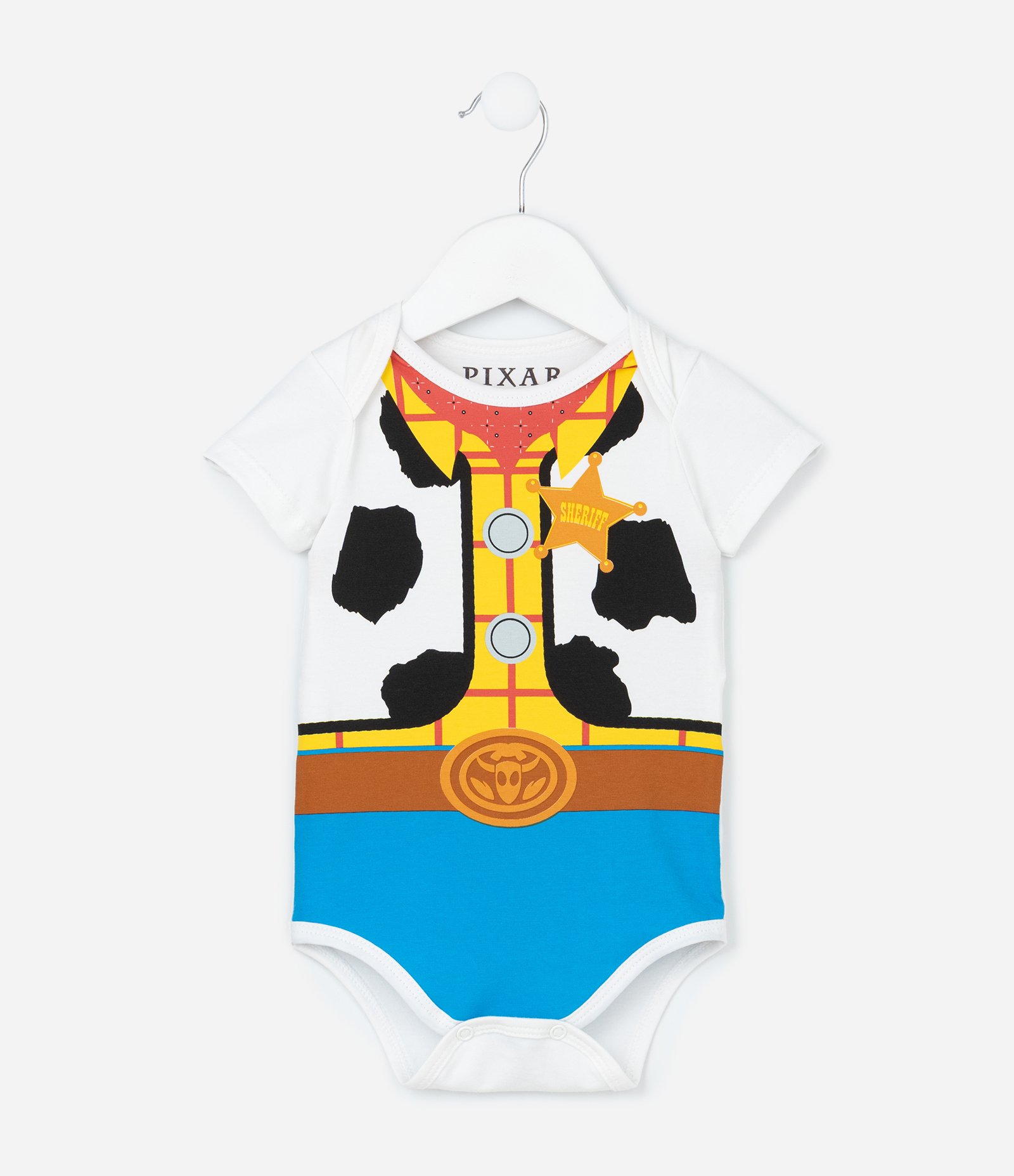 Body Infantil com Estampa Toy Story - Tam 0 a 18 meses Branco 2