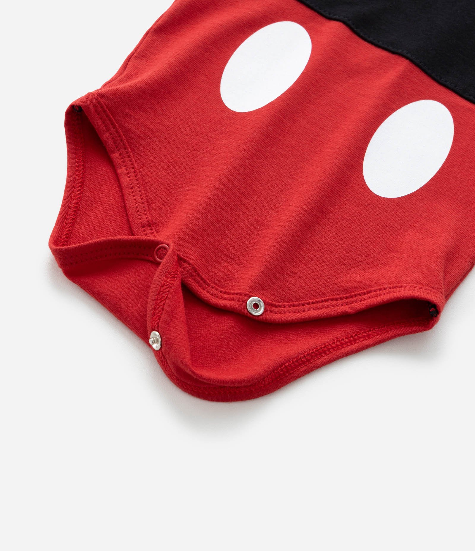 Body Infantil com Estampa Mickey com Gorro - Tam 0 a 18 meses Preto 6