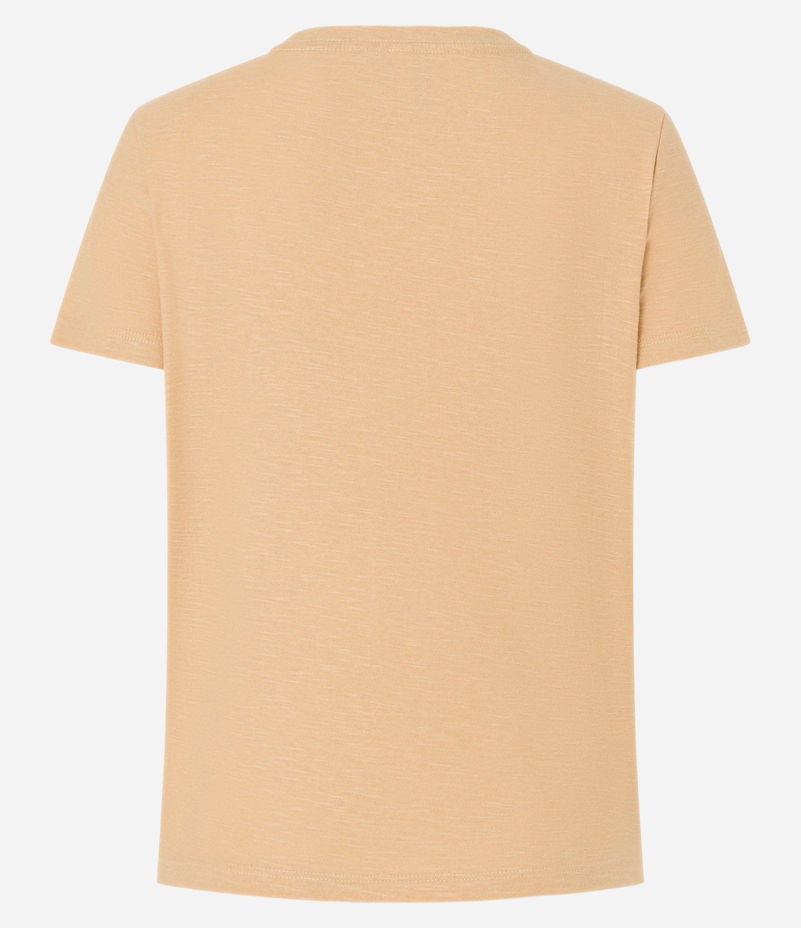 Blusa T-shirt em Algodão Flame com Gola V Amarelo 6