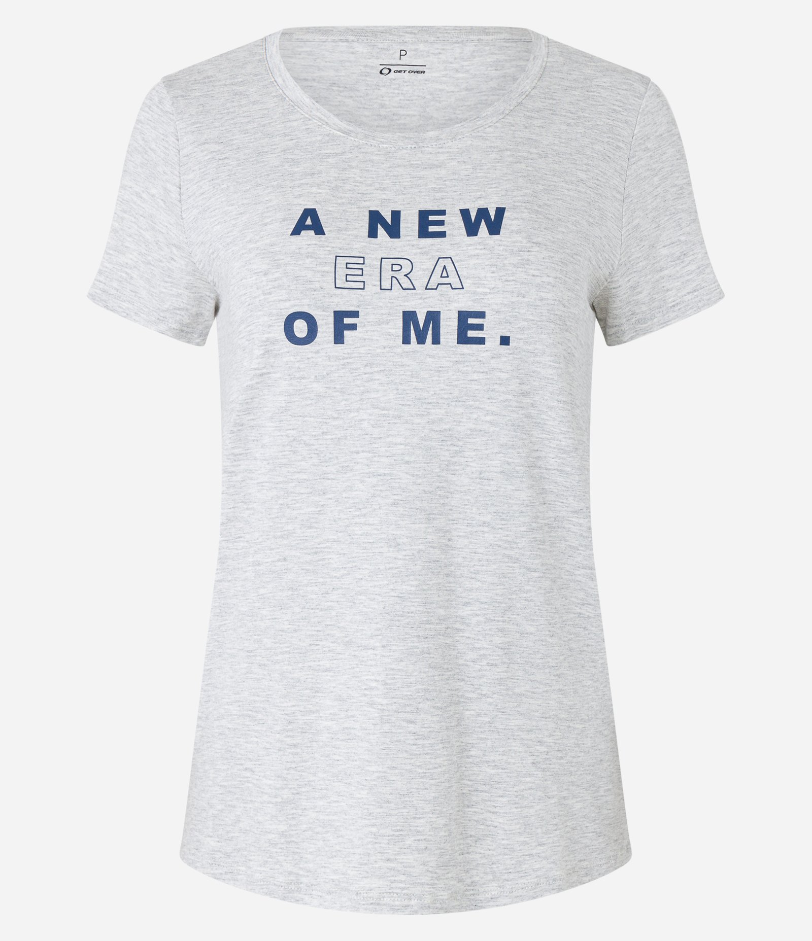 Camiseta Esportiva em Viscose com Estampa Lettering A new era of me Cinza 4