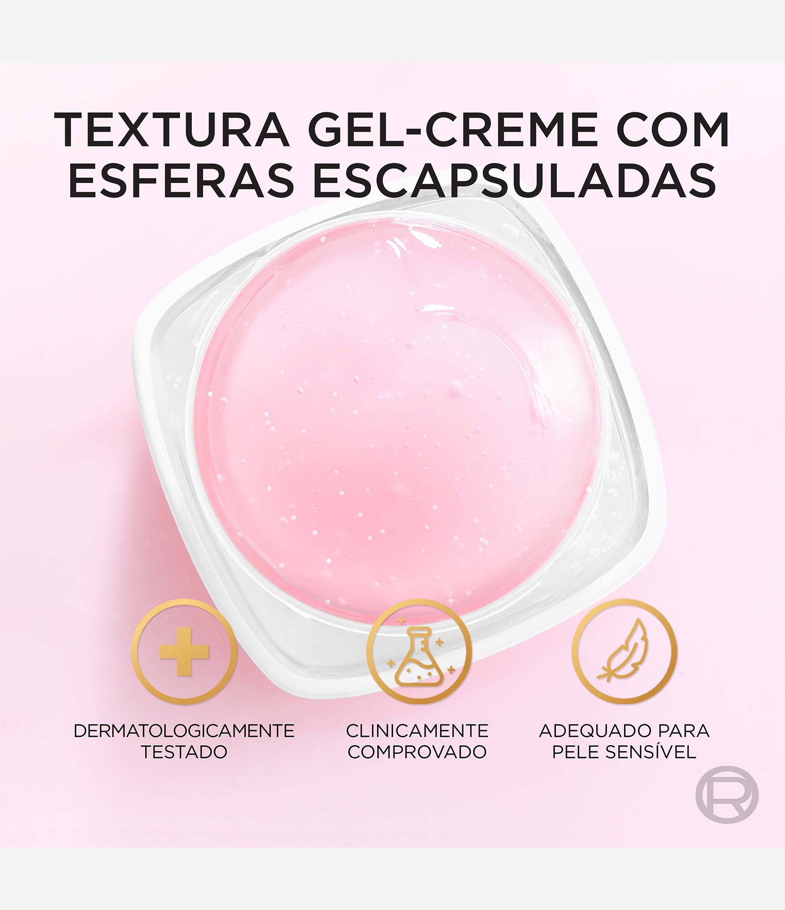 Gel Creme Hidratante Facial Anti Marcas Noite Glycolic Bright Loreal Paris 49G 4