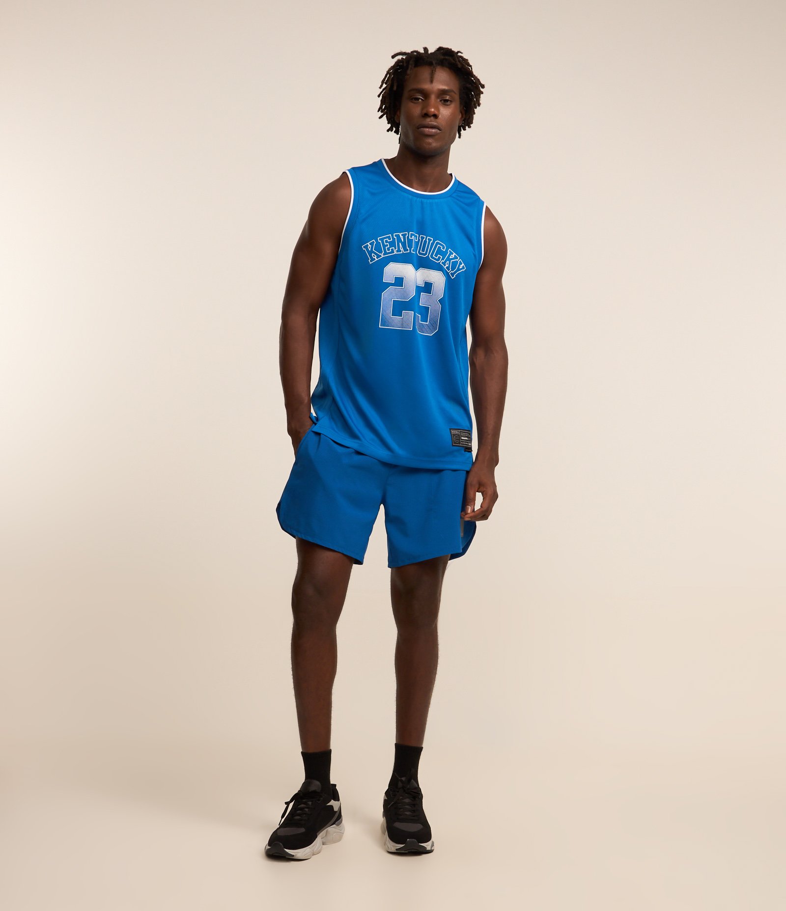 Regata Basquete Esportiva com Tecnologia Dry e Estampa Kentucky 23 Azul 2