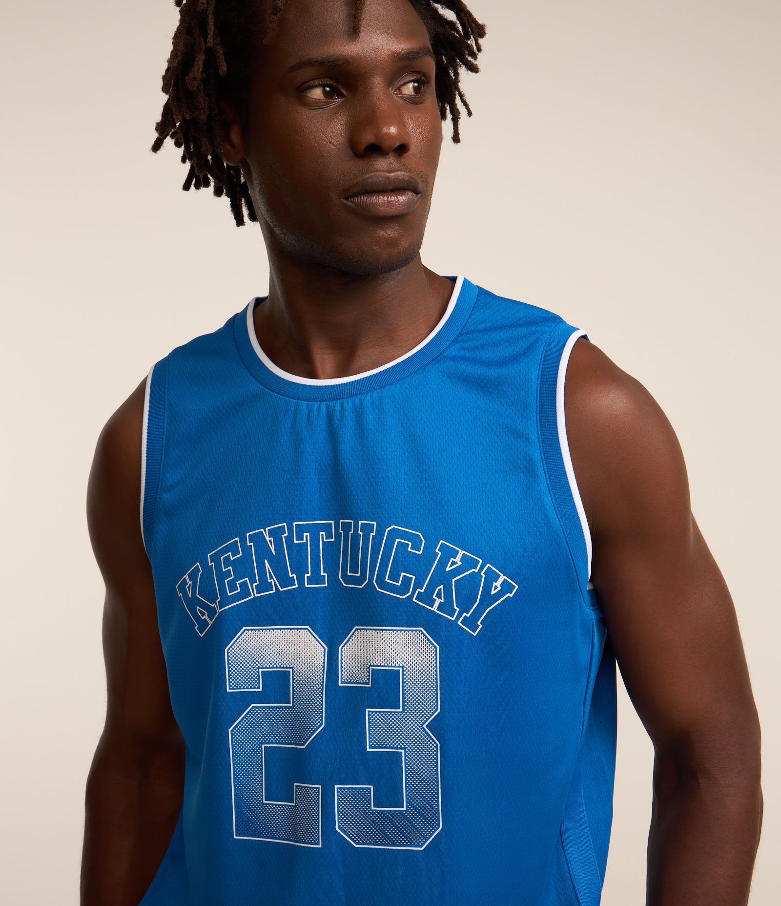 Regata Basquete Esportiva com Tecnologia Dry e Estampa Kentucky 23 Azul 6