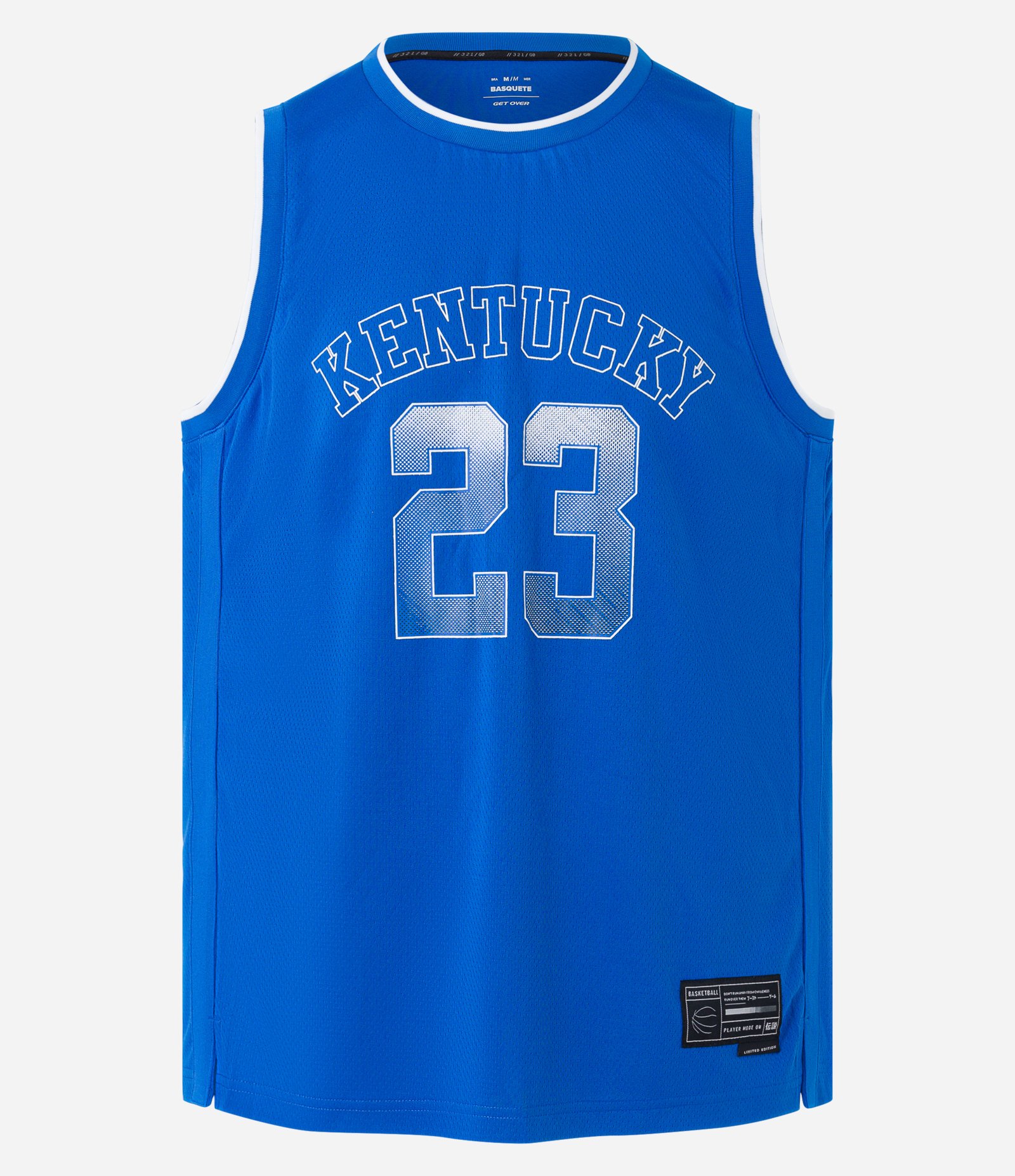 Regata Basquete Esportiva com Tecnologia Dry e Estampa Kentucky 23 Azul 7
