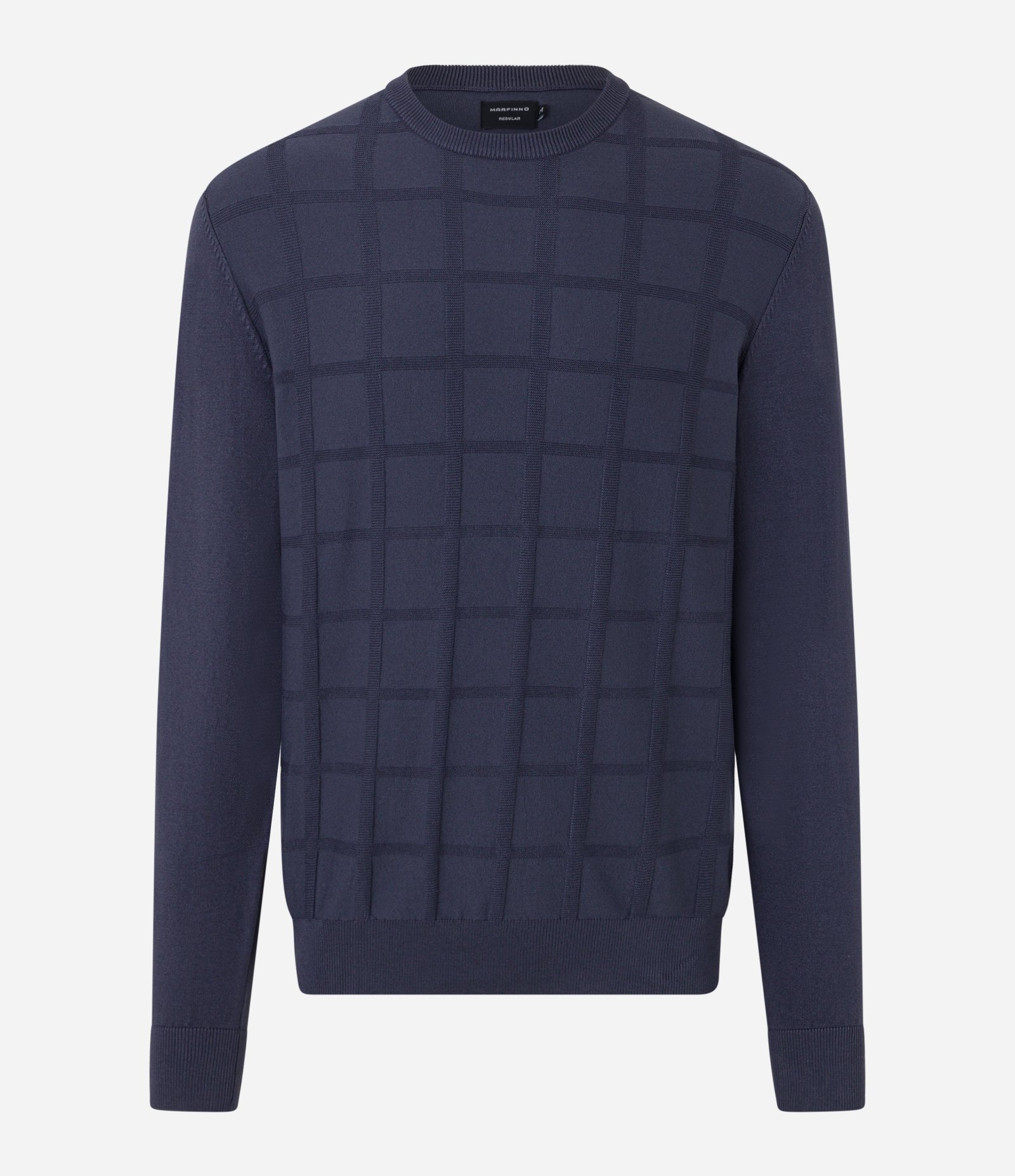 Suéter em Tricô com Textura Quadriculada 6