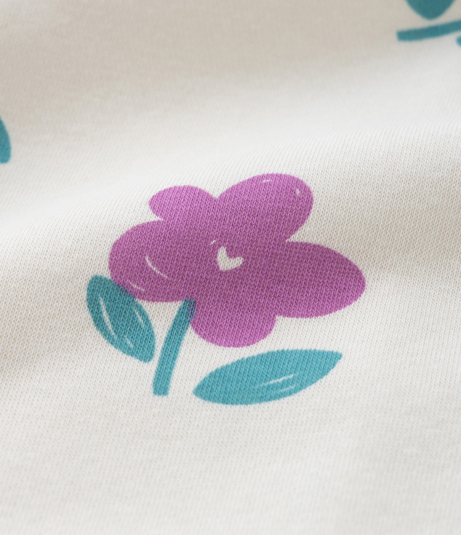 Jaqueta Infantil com Capuz e Estampa Florzinhas - Tam 1 a 5 Anos Off White 3