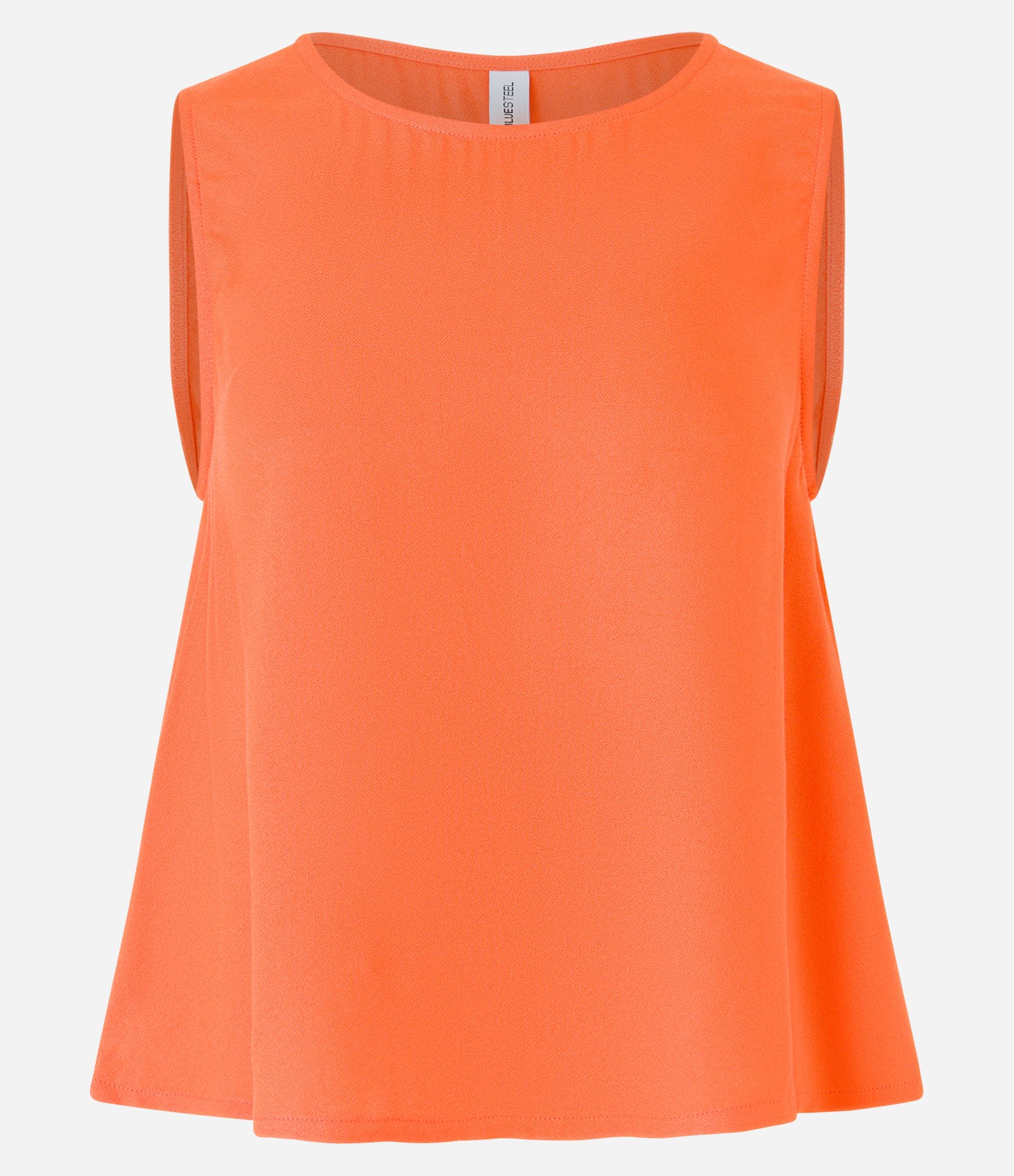 Blusa Regata em Crepe com Decote Redondo 4