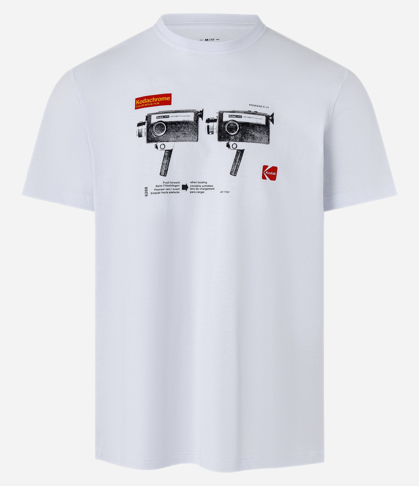 Camiseta em Algodão com Estampa Stellar Compass Kodak Branco 5