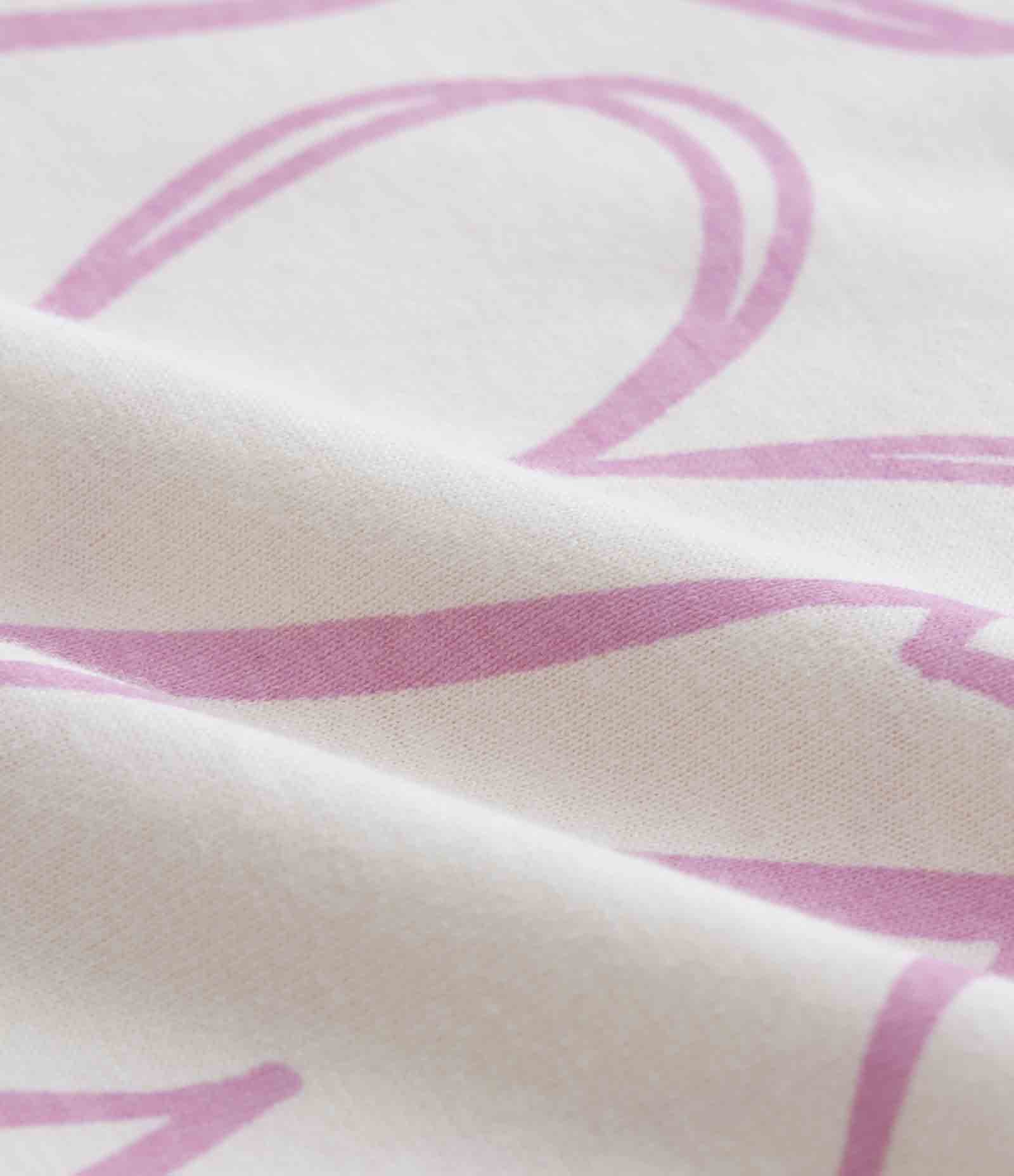 Vestido Infantil com Babadinho e Estampa de Corações - Tam 5 a 14 Anos Bege 3