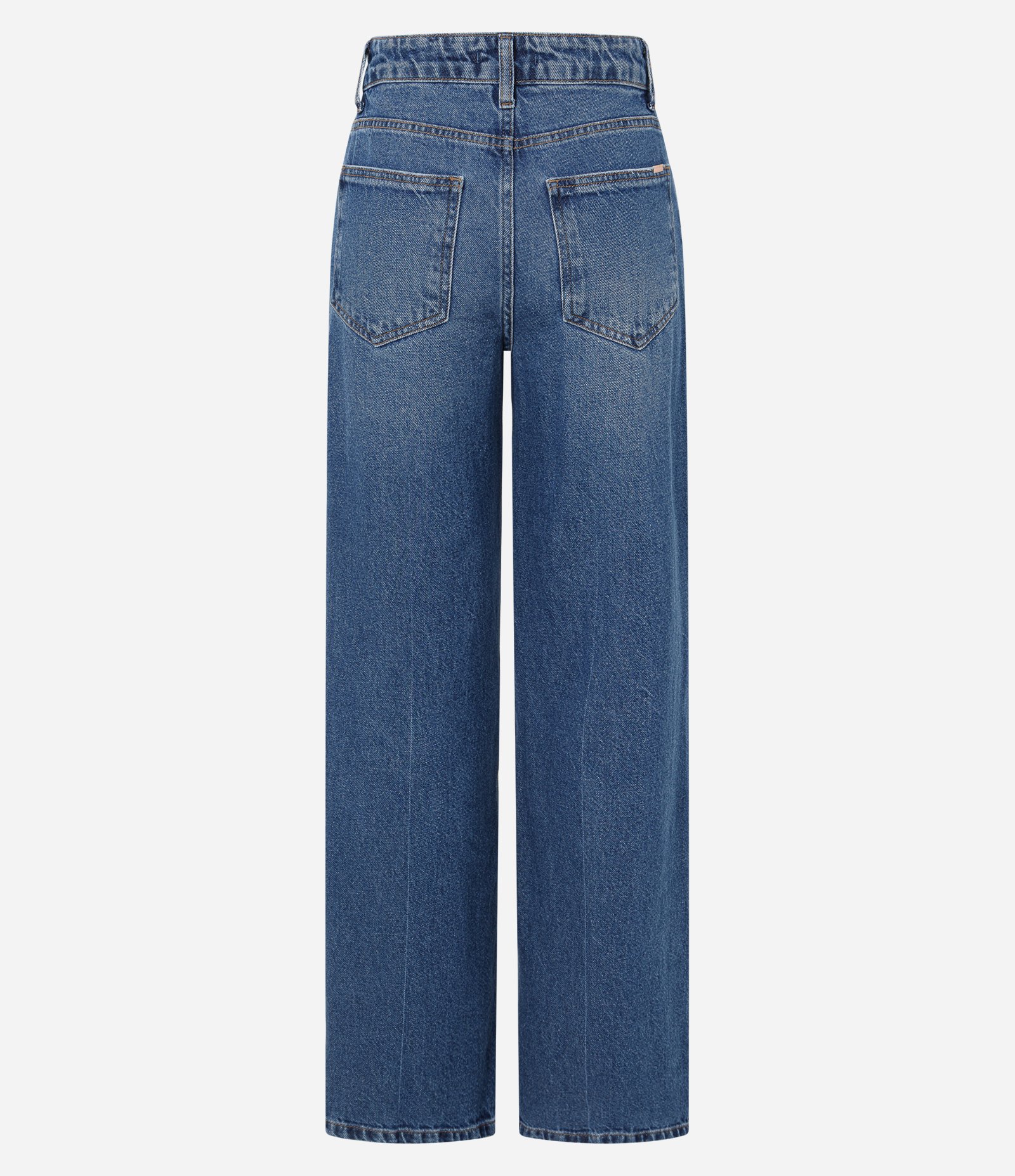 Calça Reta Comfort em Jeans com Bolsos e Frisos 927880074 6