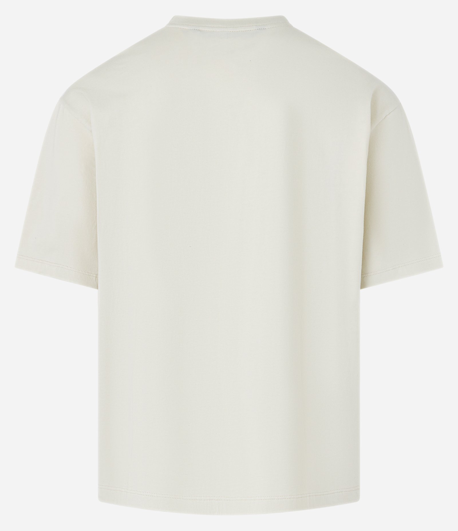 Camiseta em Algodão com Textura e Estampa Photo Branco 6