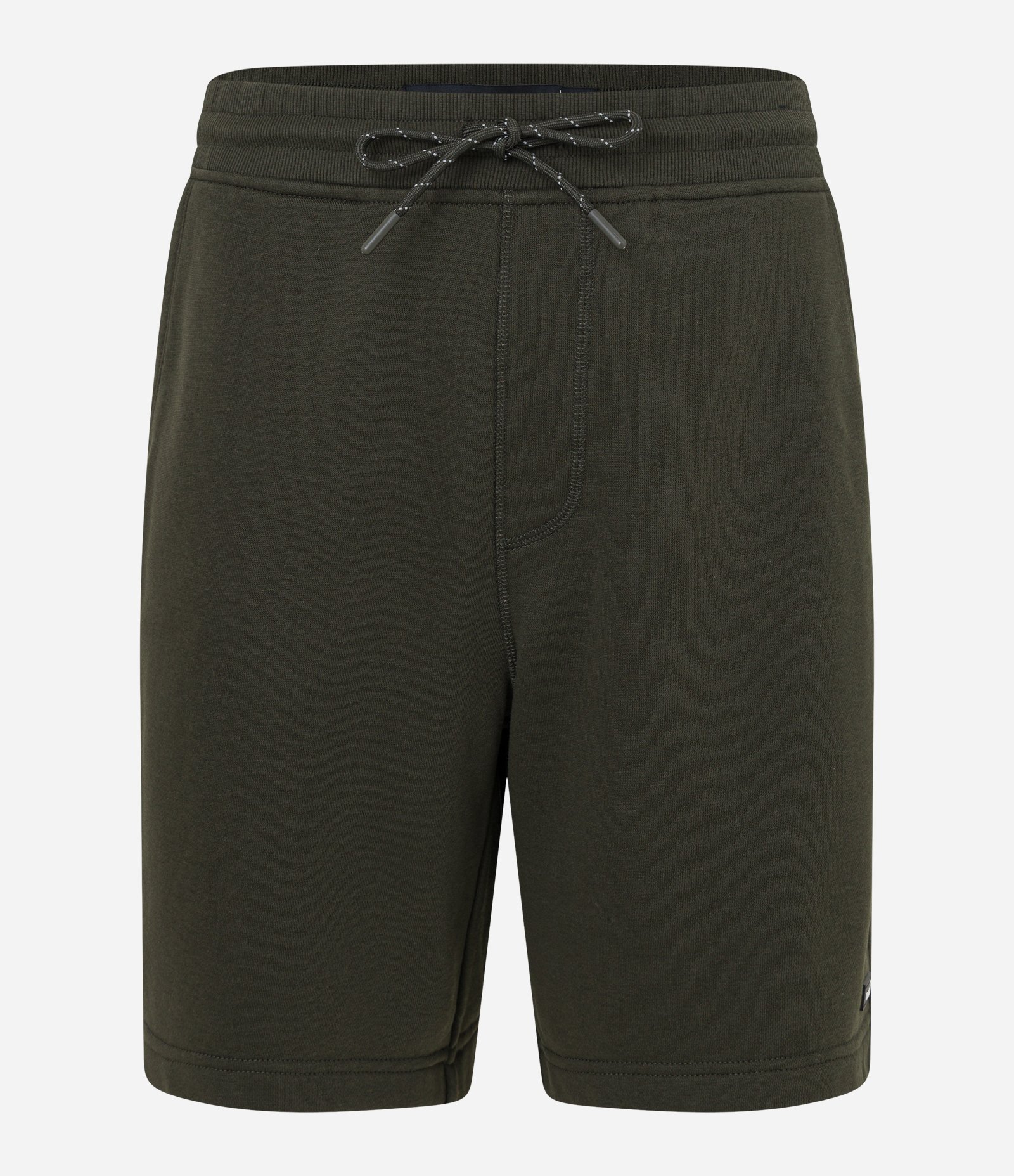 Bermuda Básica em Moletom com Cós Elástico Verde Escuro 3