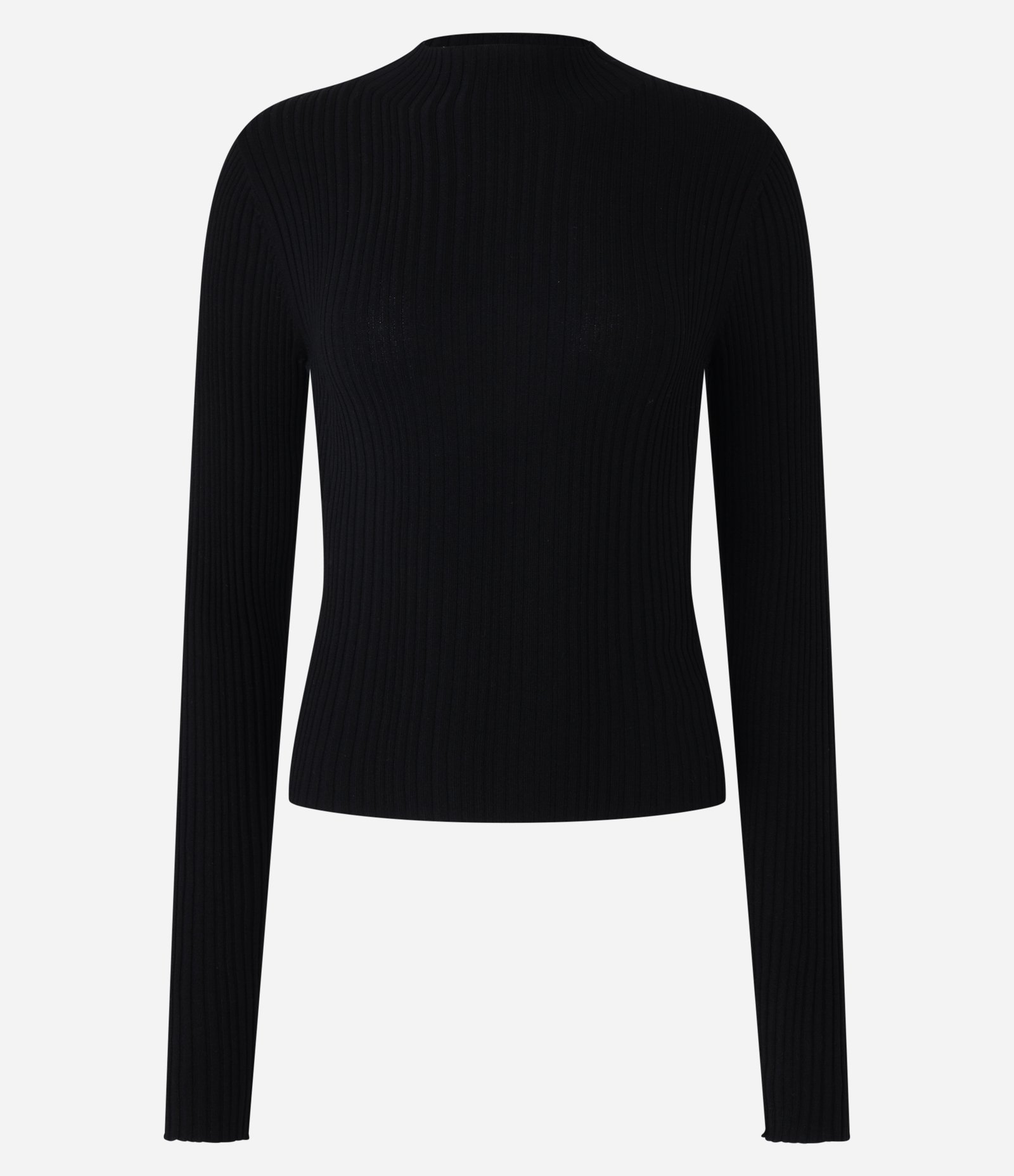 Blusa em Tricô com Golinha Alta Preto 4