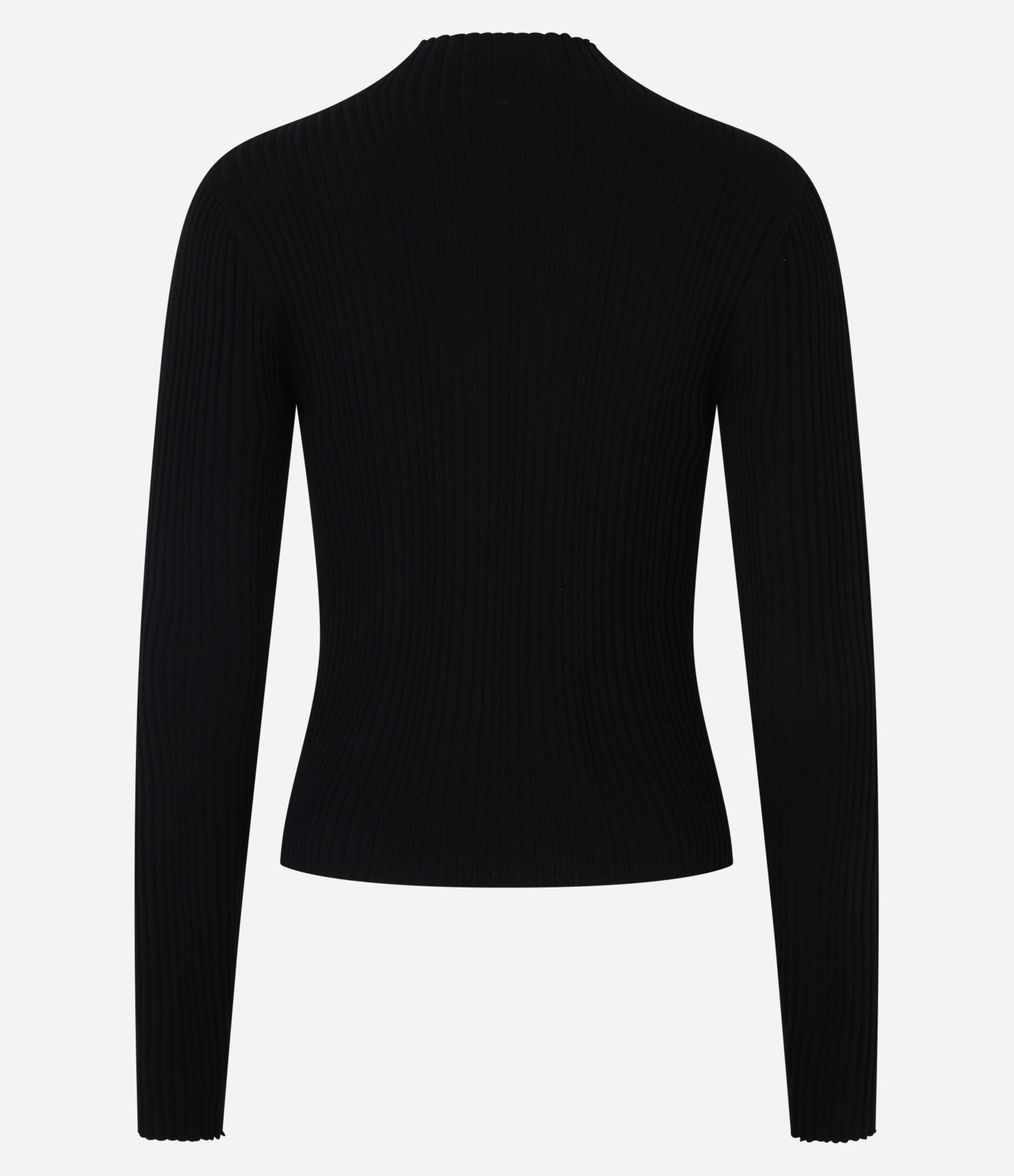 Blusa em Tricô com Golinha Alta Preto 6