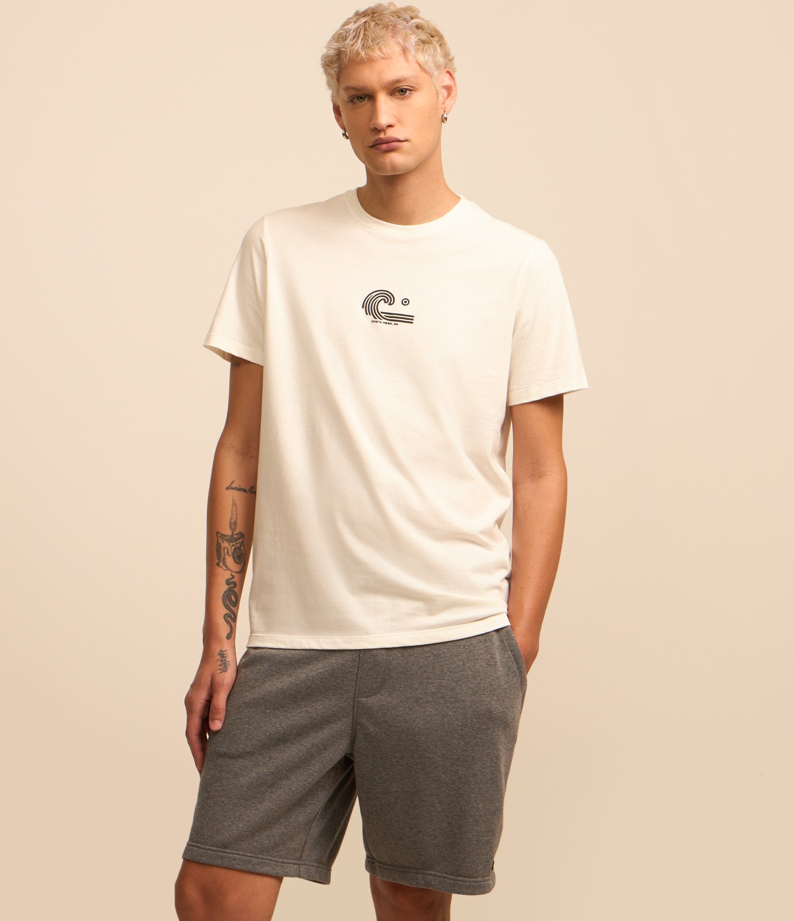 Bermuda Básica em Moletom com Cós Elástico Cinza Médio 2