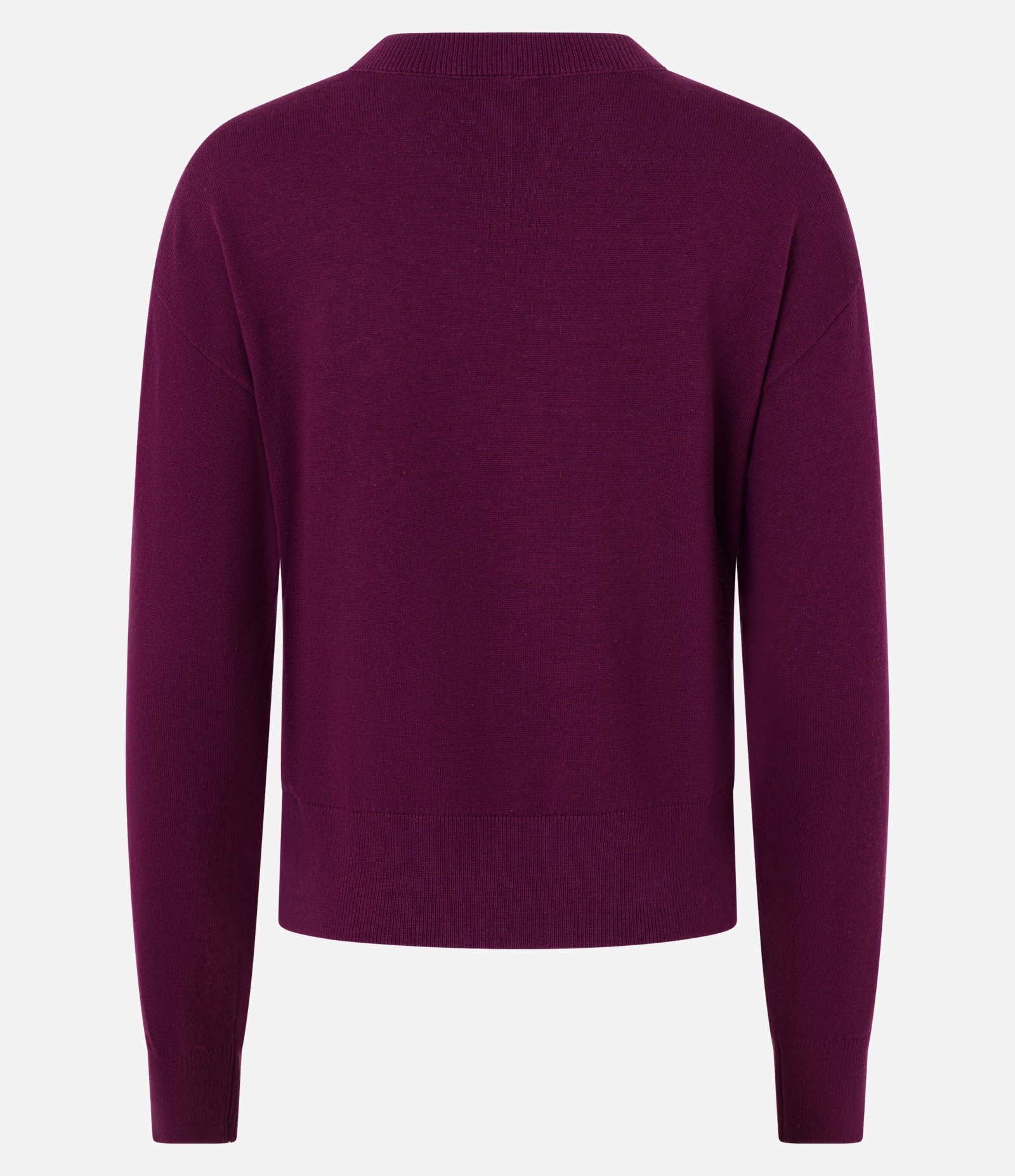 Suéter Boxy em Tricô com Gola Redonda Roxo 6