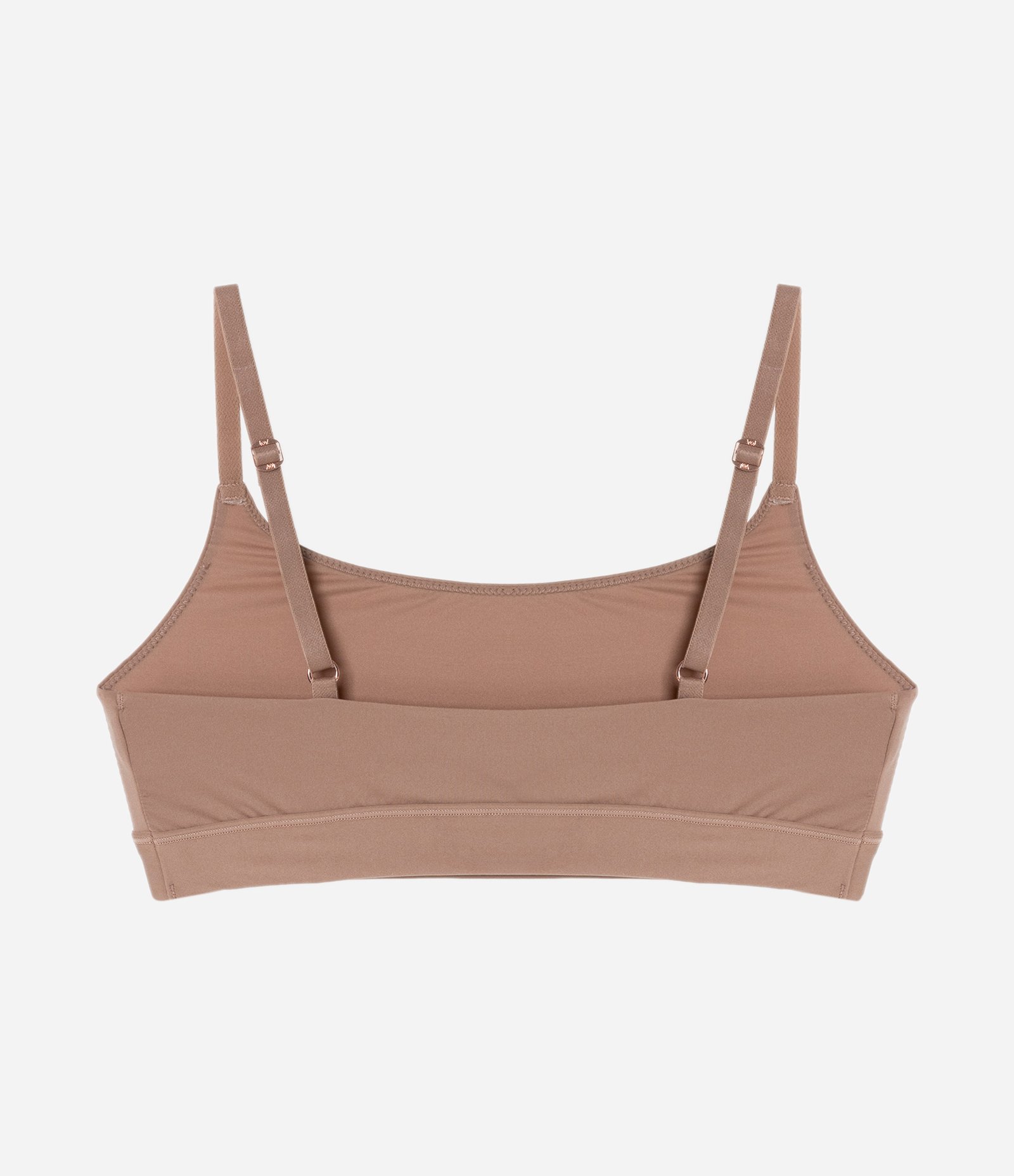 Sutiã Sem Bojo Sem Aro em Microfibra Marrom 6