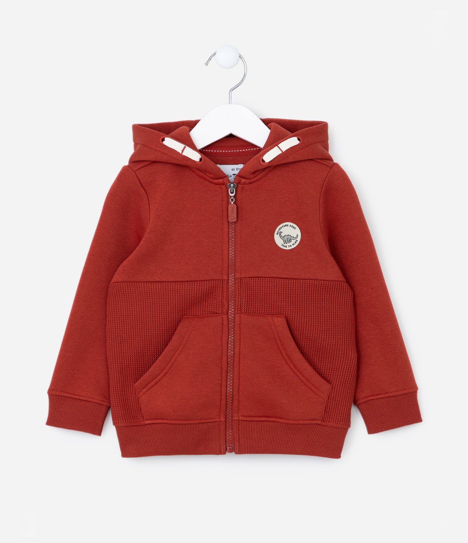 Jaqueta Infantil com Capuz e Bolsos - Tam 1 a 6 Anos 1