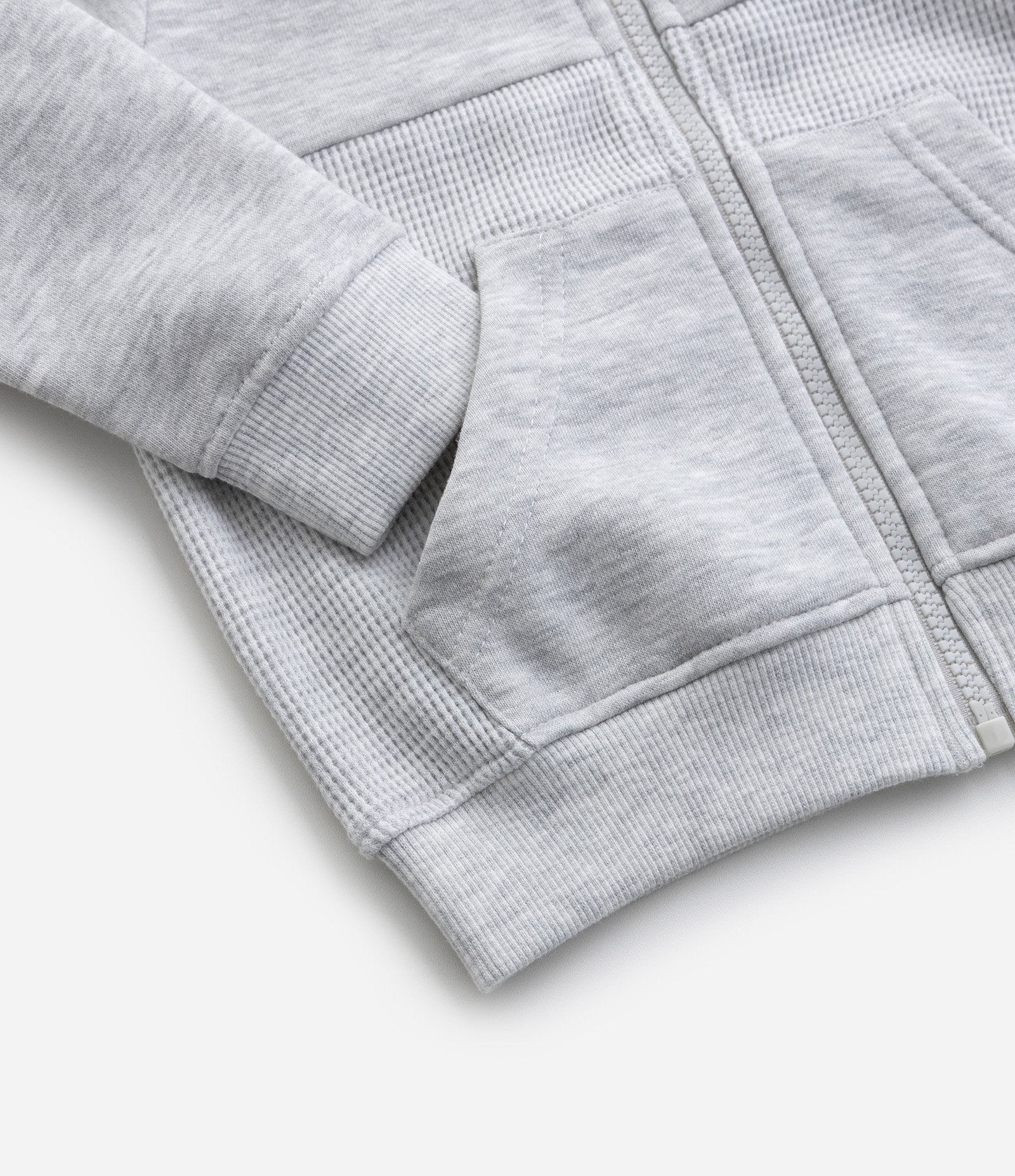 Jaqueta Infantil com Capuz e Bolsos - Tam 1 a 6 Anos Cinza 5