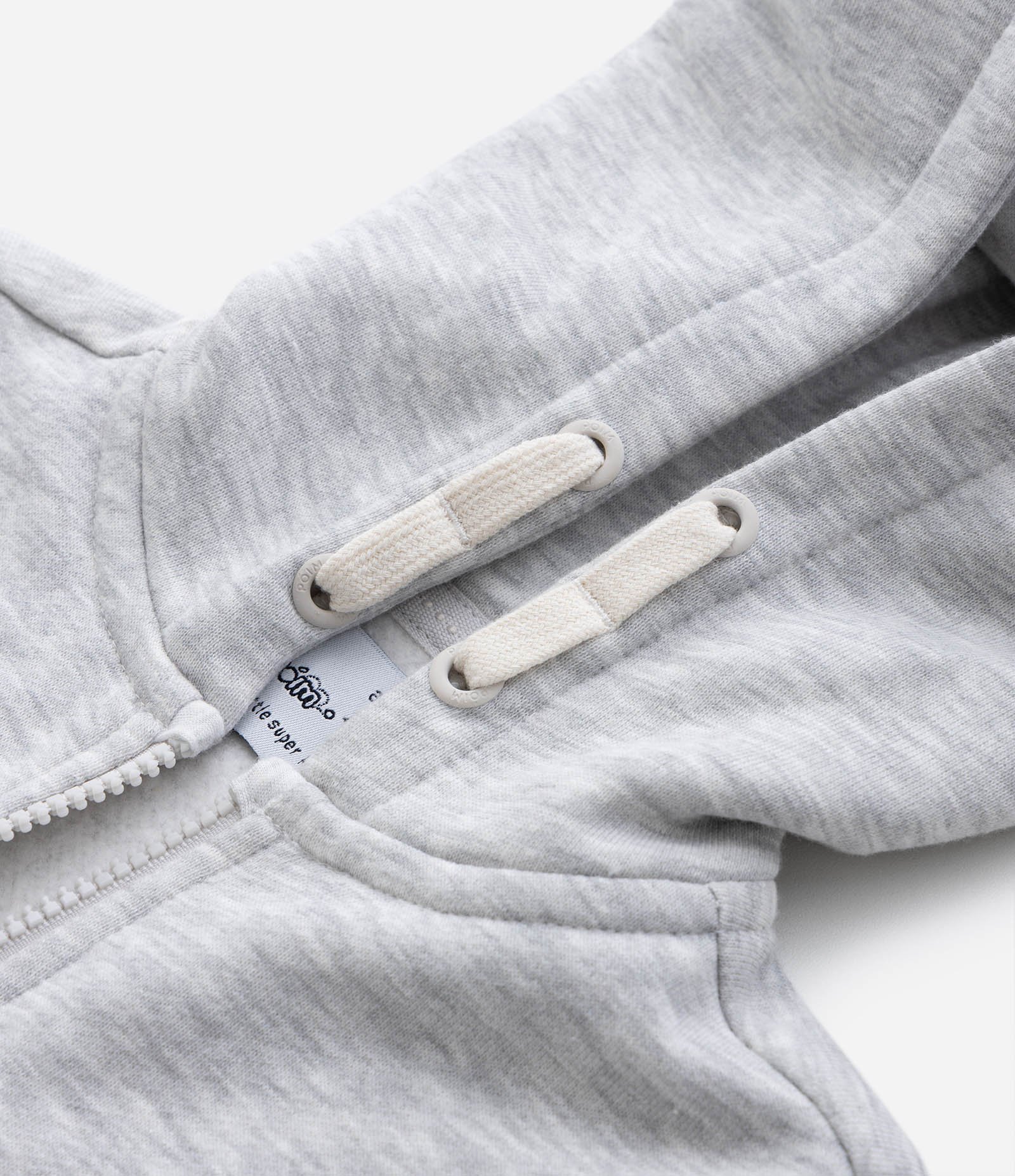 Jaqueta Infantil com Capuz e Bolsos - Tam 1 a 6 Anos Cinza 6